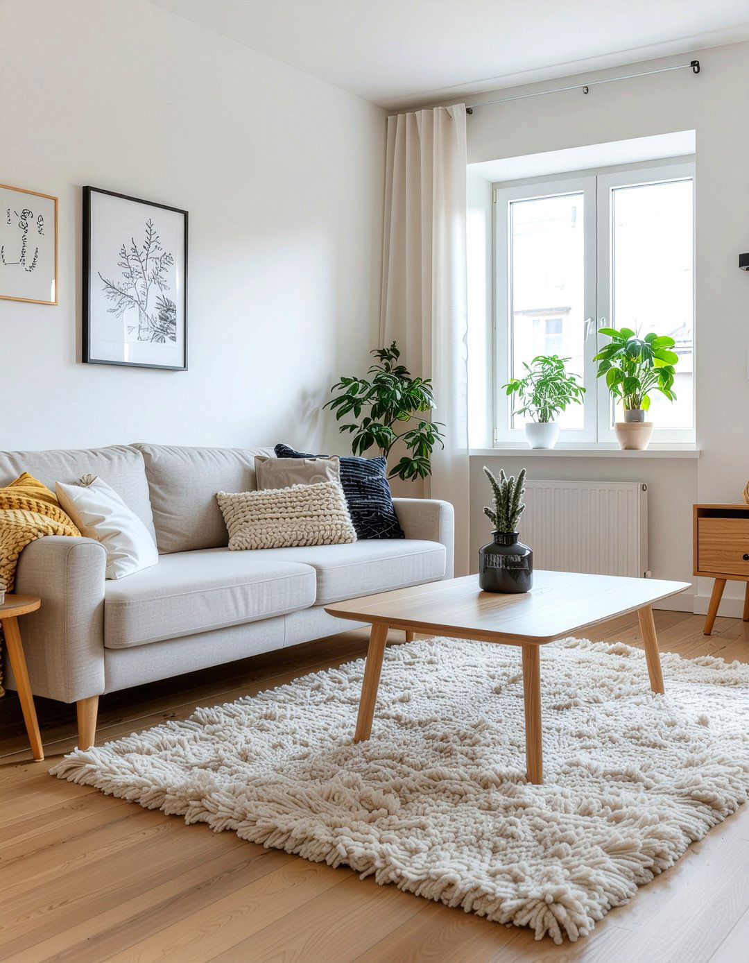 Scandi Removable Wallpaper - 30 living room removable wallpapers