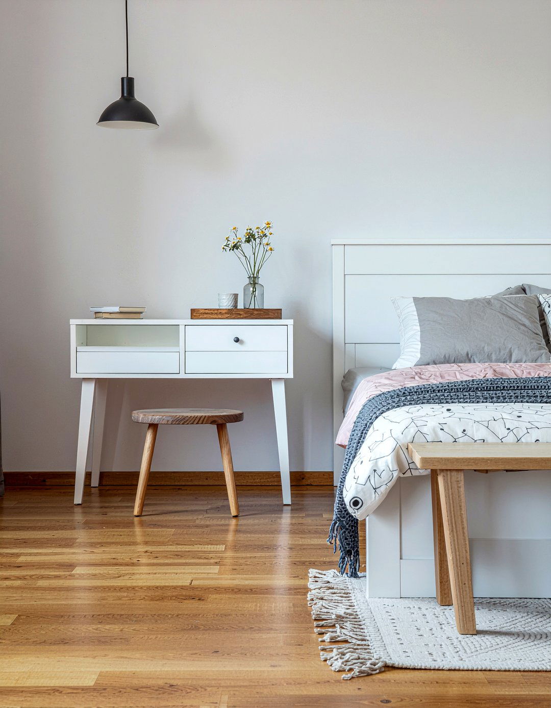 Scandi Secretary Desk - 30 bedroom secretary desks