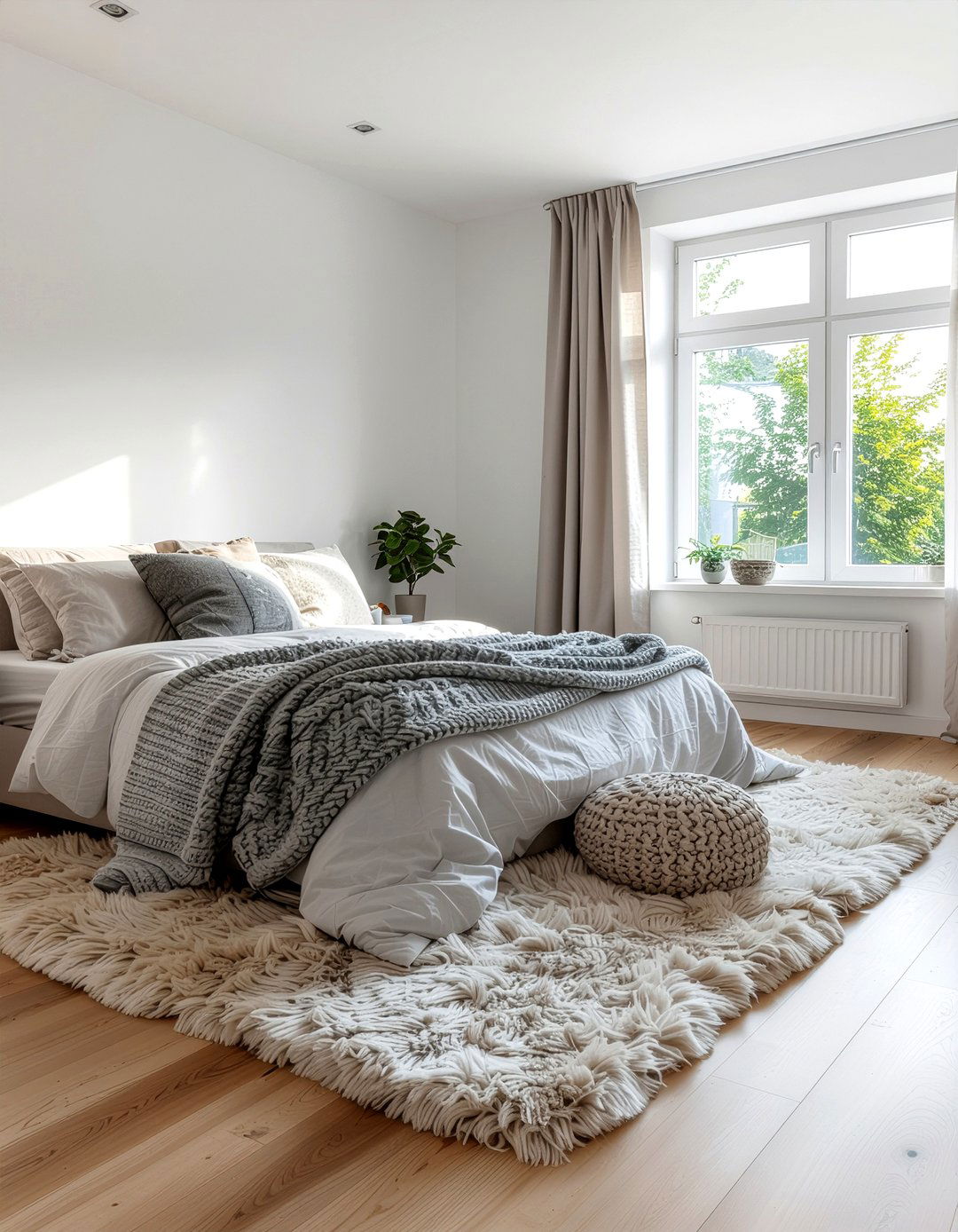 Scandi Style Bedroom - 30 bedroom warm settings