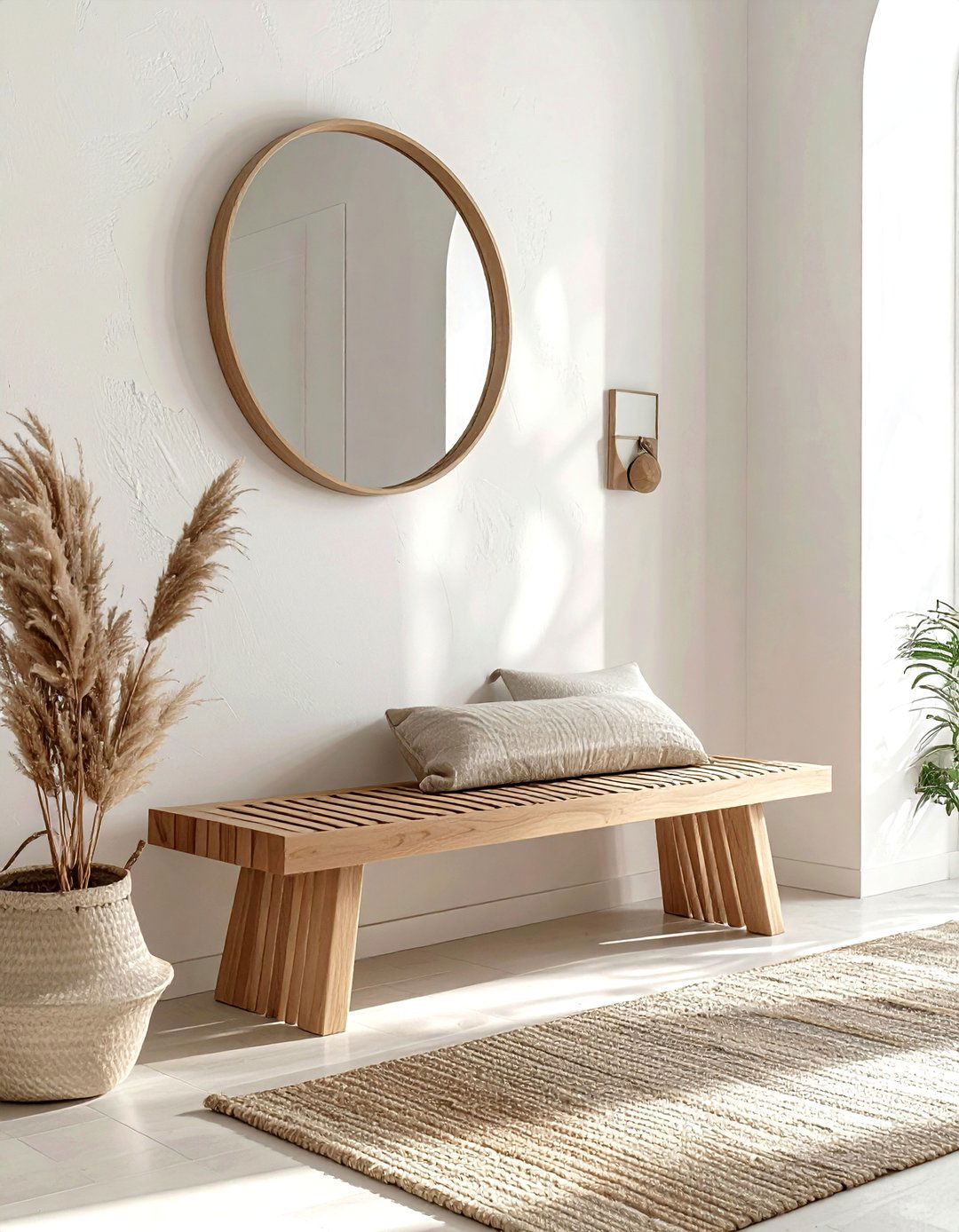 Scandi Style Bench - 30 decor upgrade ideas