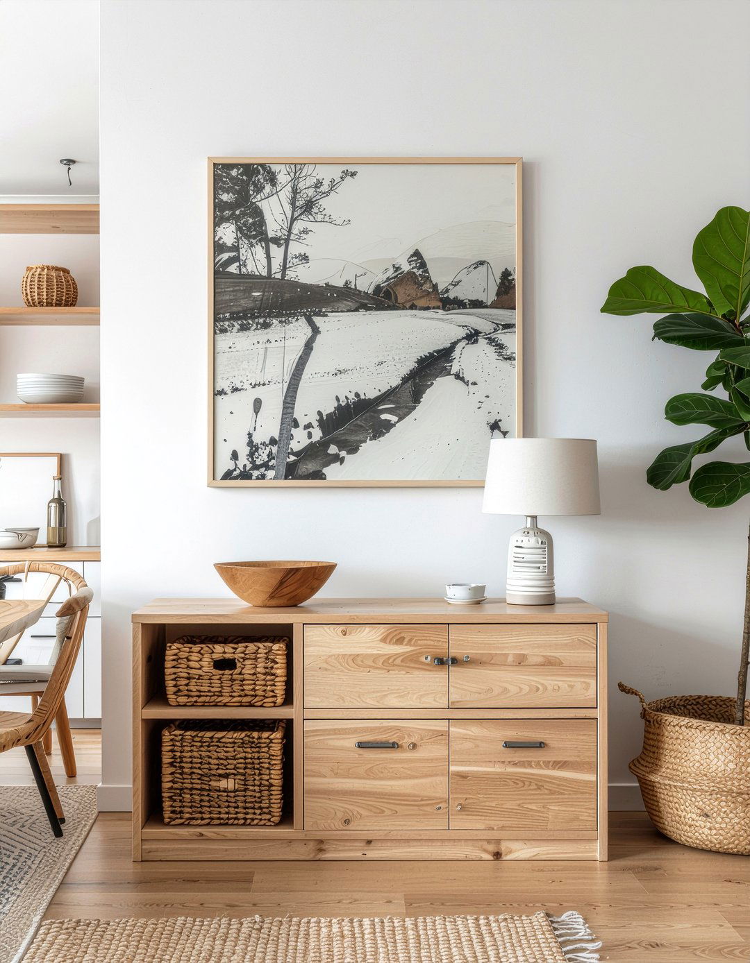 Scandi Style Dining Storage - 30 dining room built-in ideas