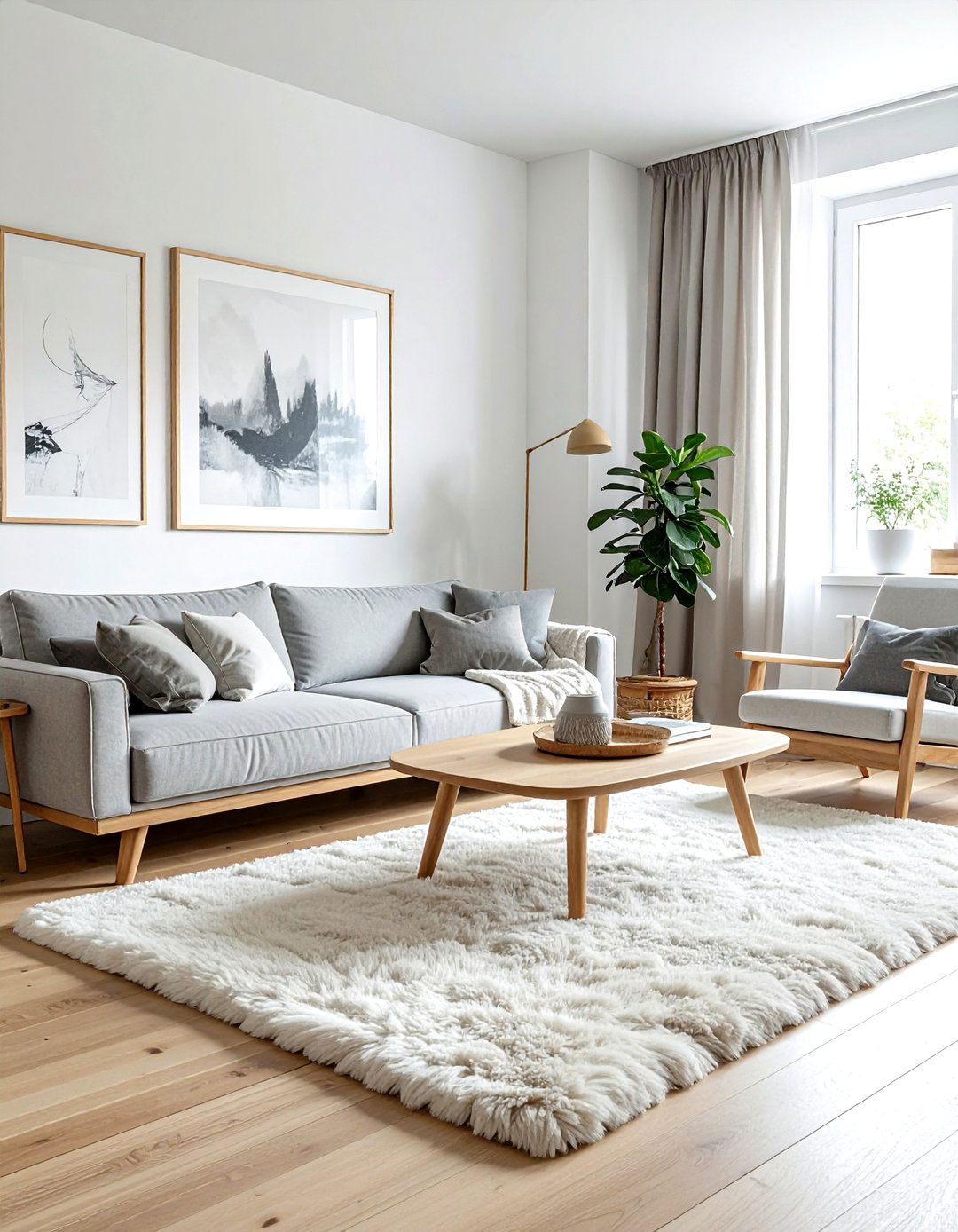 Scandi Style Interior - 30 affordable living room ideas