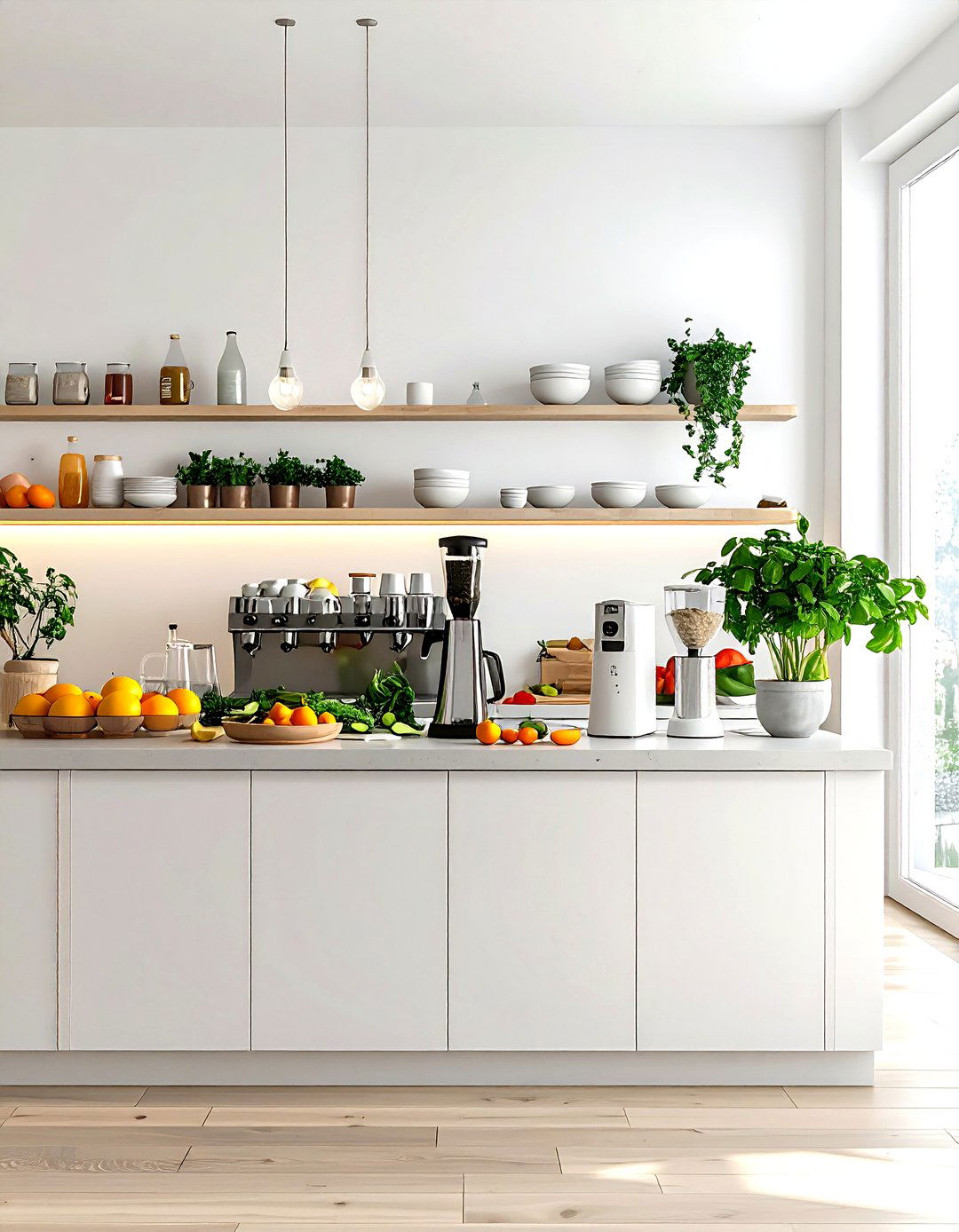 Scandi Style Juice Station - 30 kitchen juice bar ideas