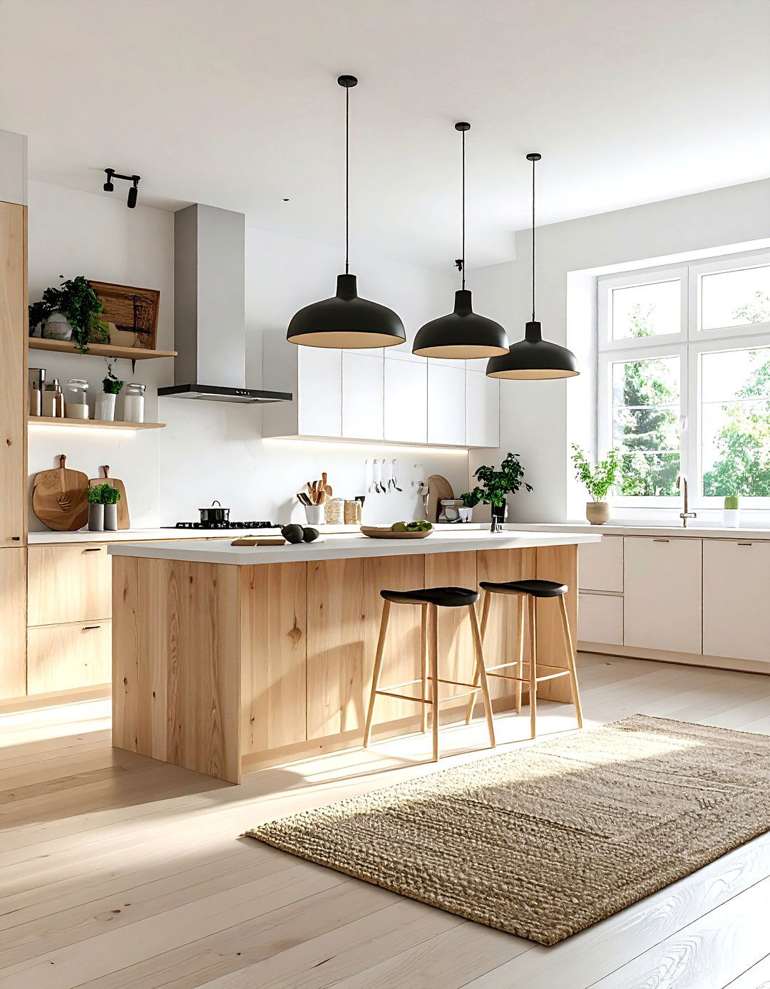 Scandi Style Kitchen - 30 one-wall kitchen ideas