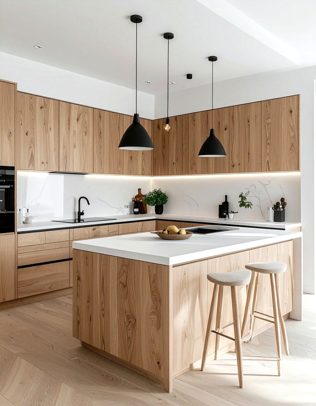 Scandi Style Oak - 30 balanced kitchen ideas