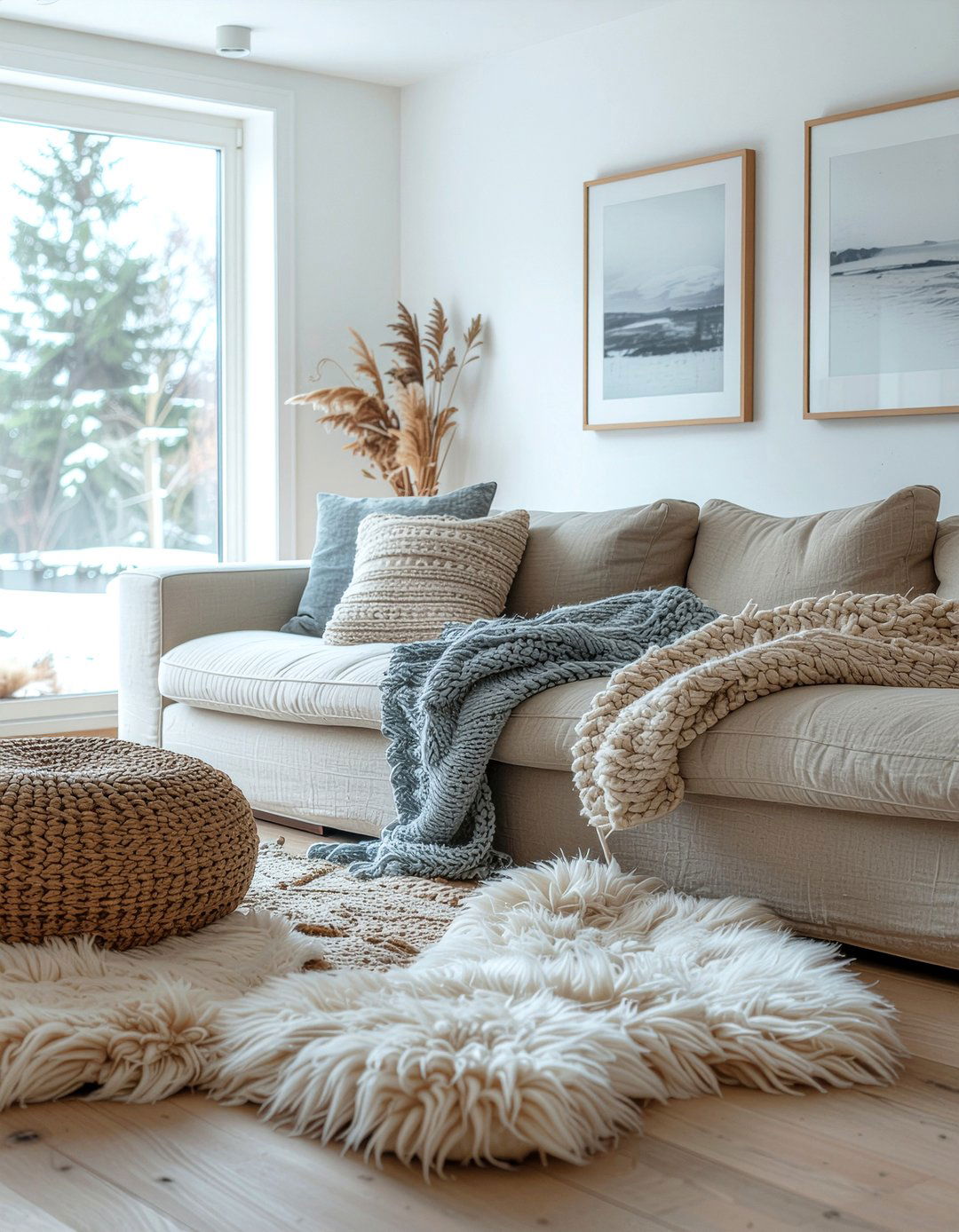 Scandi Style Sectional - 30 living room sectional ideas