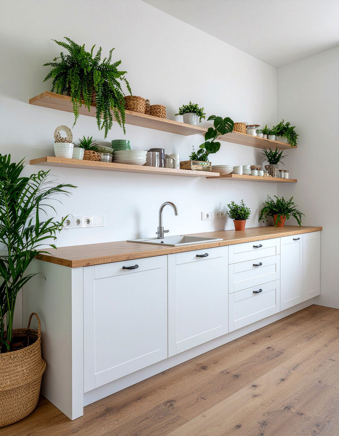 Scandi Style Storage - 30 kitchen china cabinet ideas