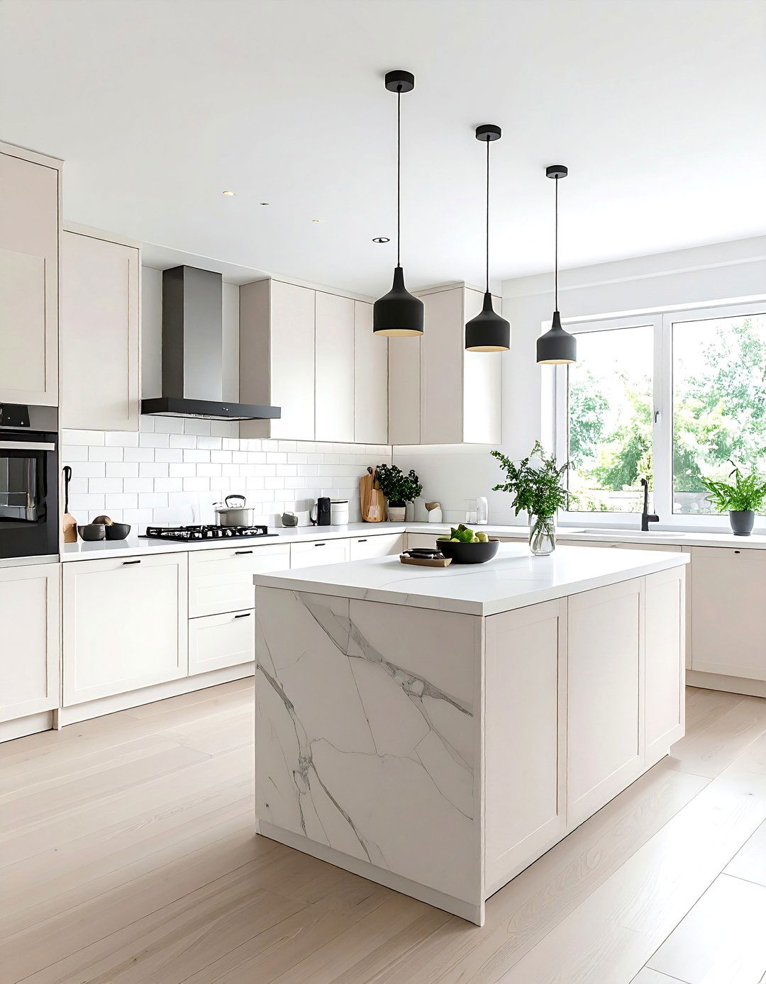 Scandi U shaped kitchen - 30 U-shaped kitchen ideas