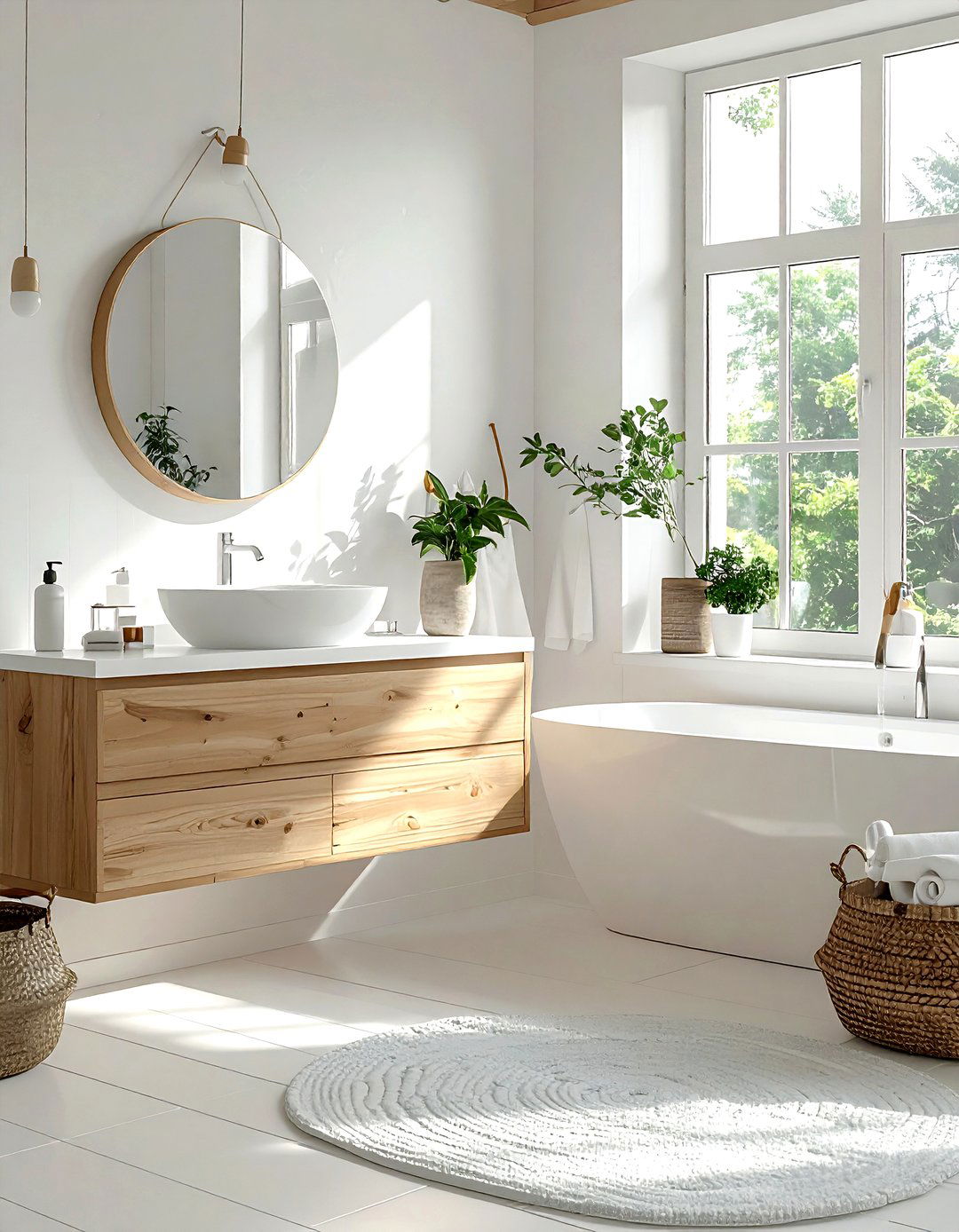 30 Minimalist White and White Bathroom Ideas to Explore