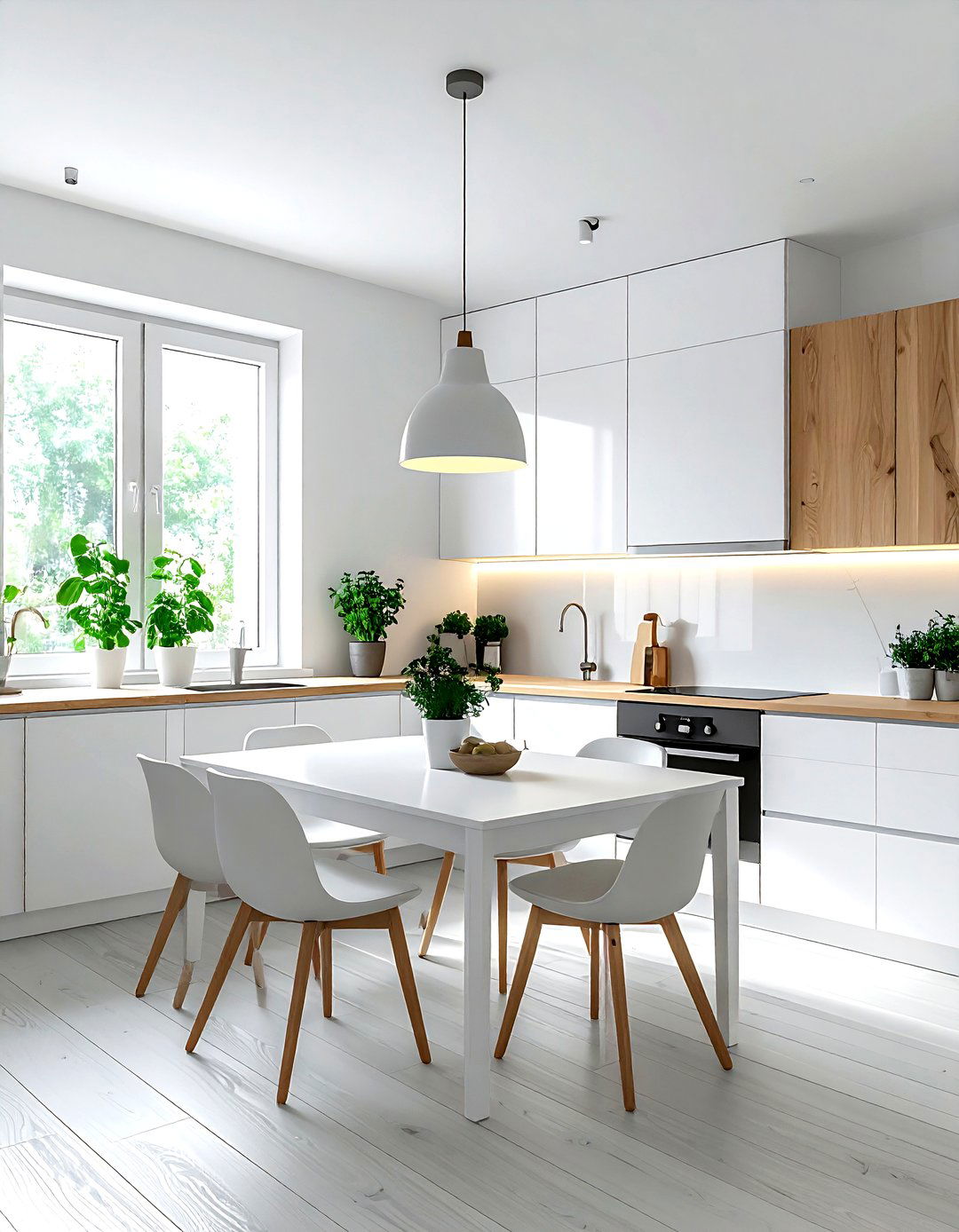 Scandi White Kitchen - 30 white kitchen design ideas