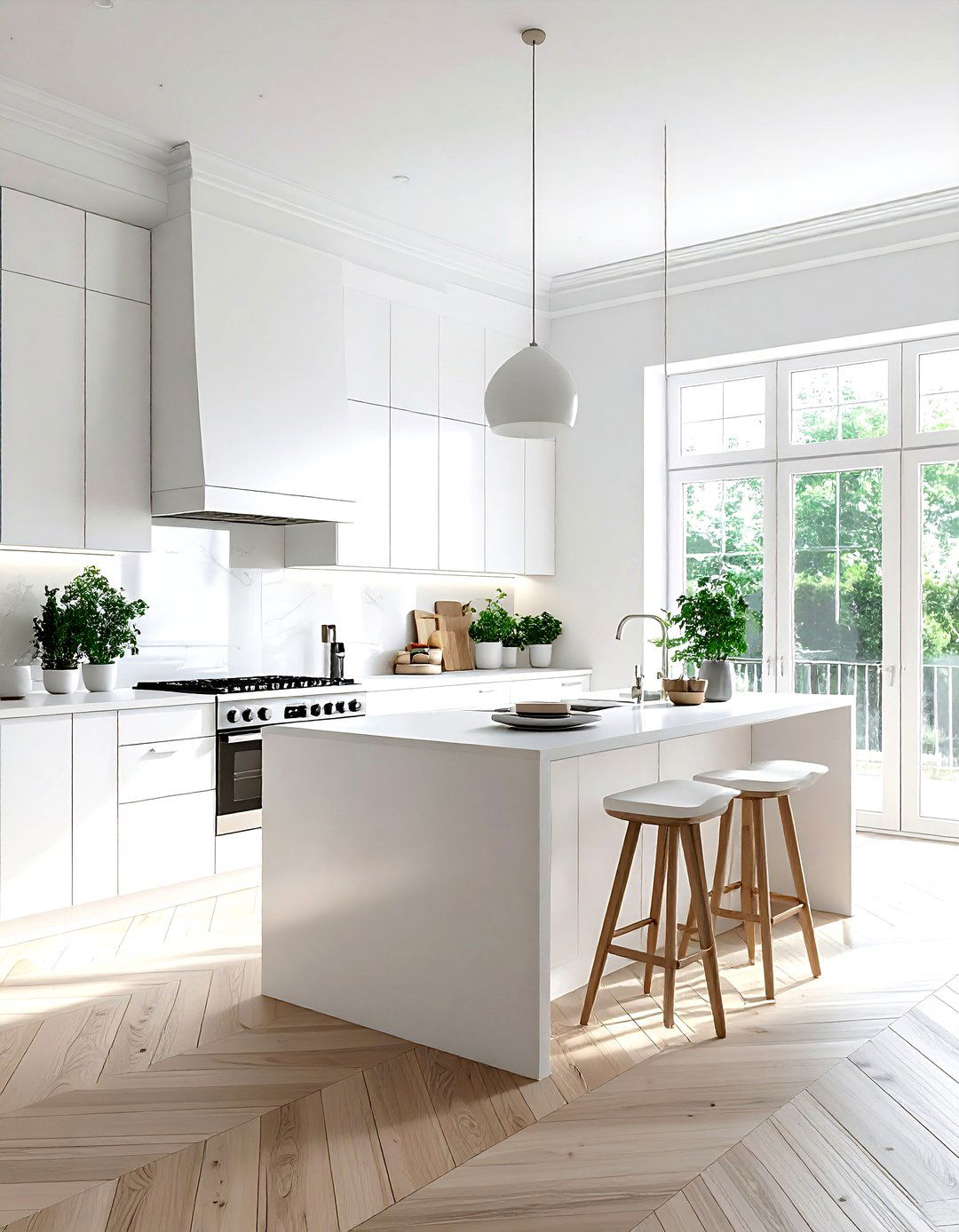 Scandi White Kitchen - 30 white and white kitchen ideas