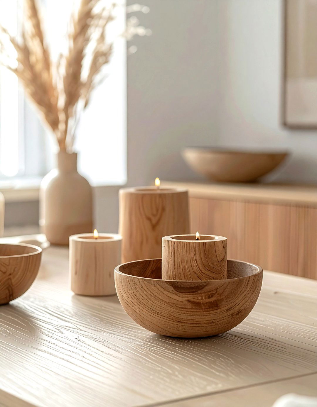 Scandi Wood Decor - 30 wood accent dining room ideas