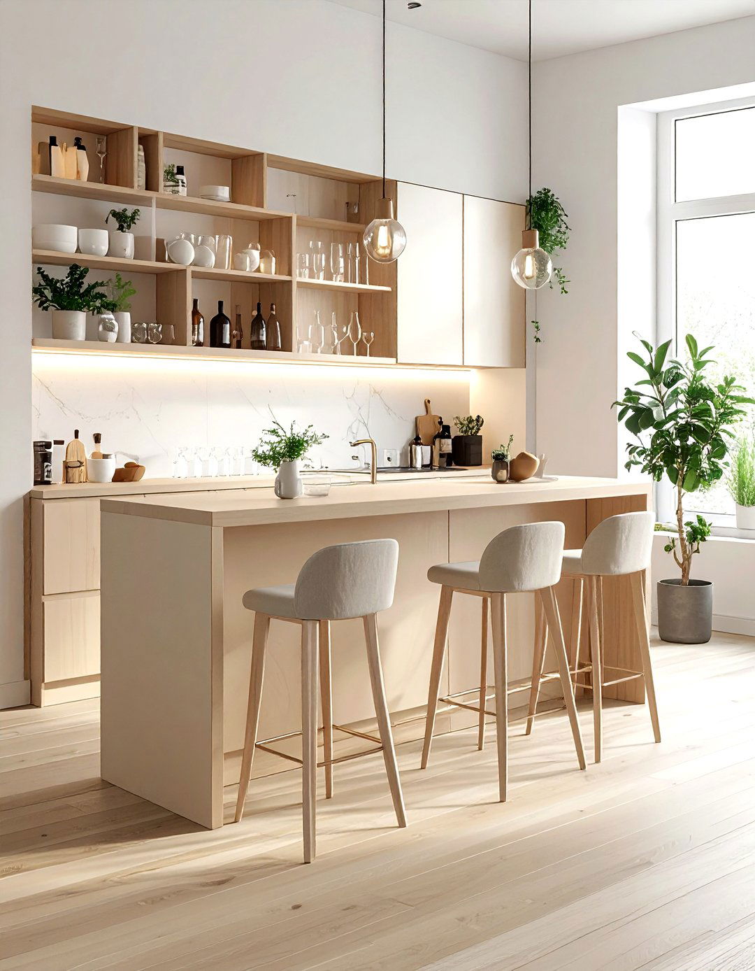 Scandi bar cabinet - 30 dining room bar cabinet ideas