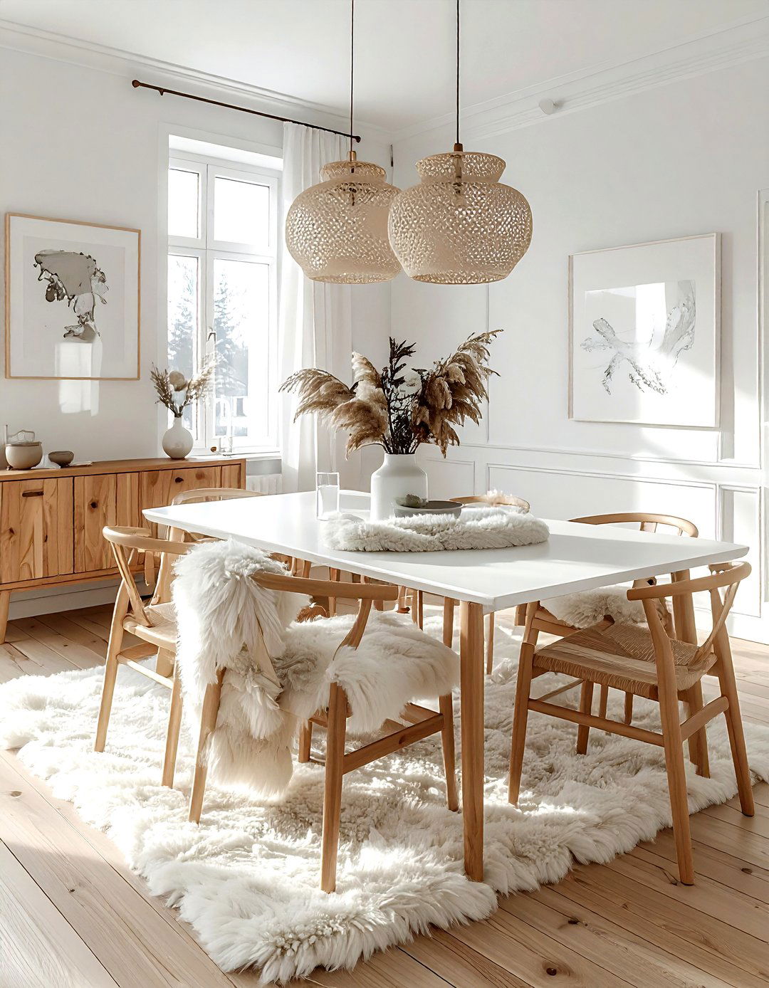 Scandi dining room decor - 30 dining room design tips