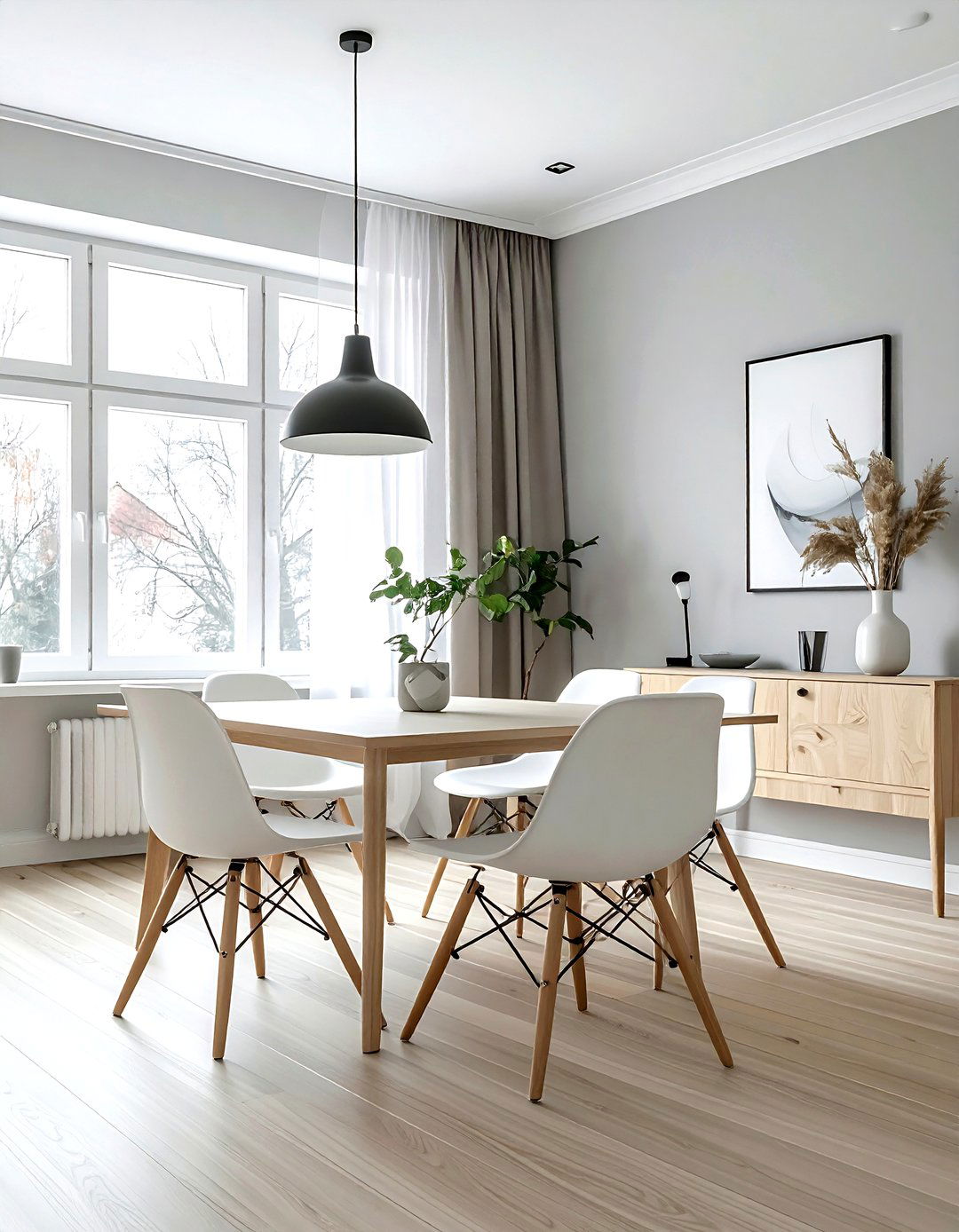 Scandi dining room look - 30 inexpensive dining room ideas