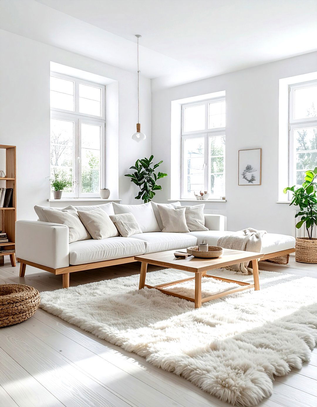 Scandi living room - 30 living room staging ideas