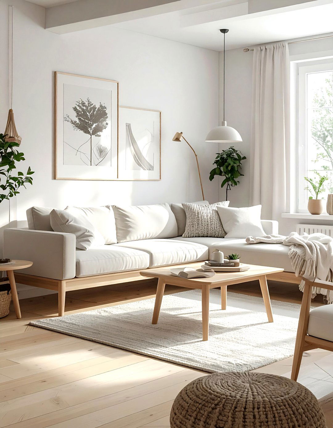 Scandi living room picture rail - 30 living room picture rail ideas