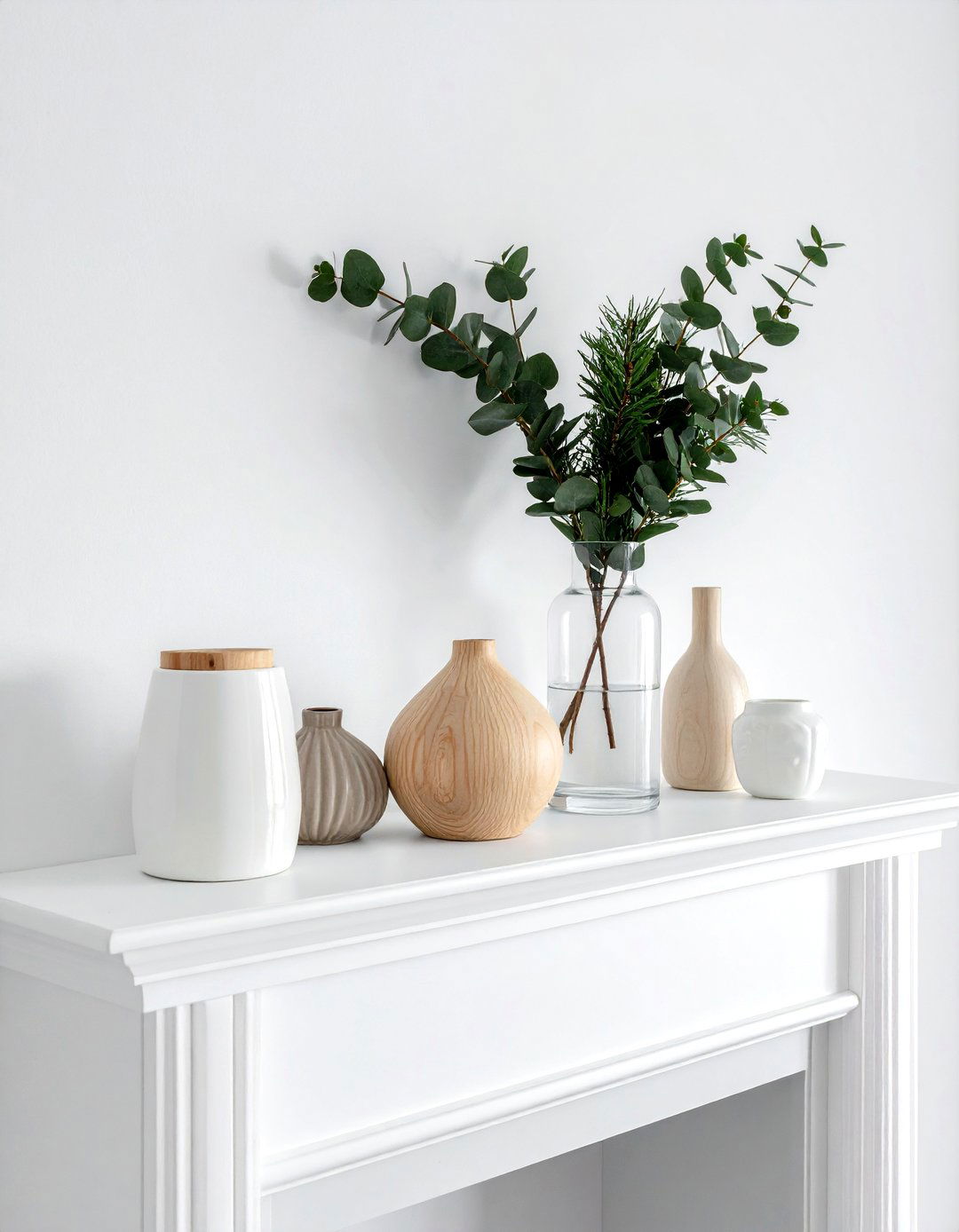 Scandi mantel styling - 30 mantel styling ideas