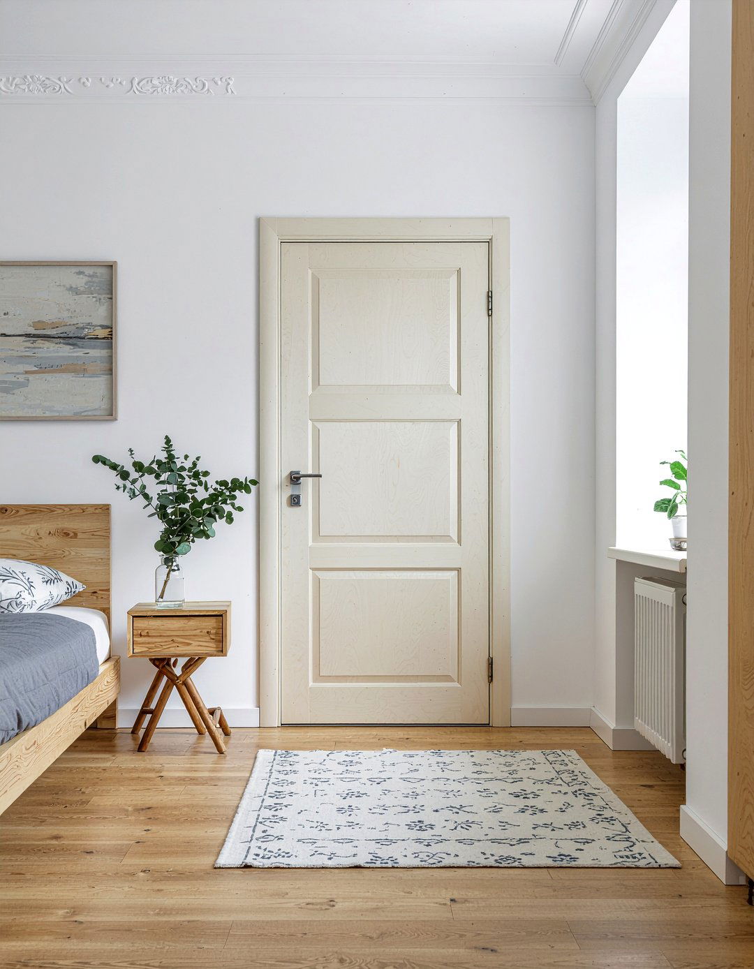 Scandi plywood door - 30 bedroom door designs