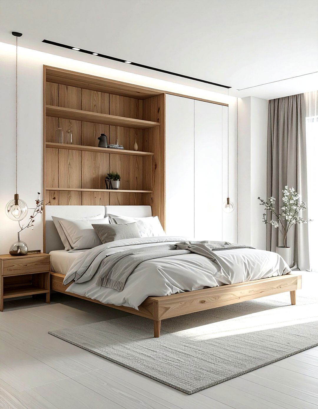 Scandi style armoire - 30 armoire decor ideas