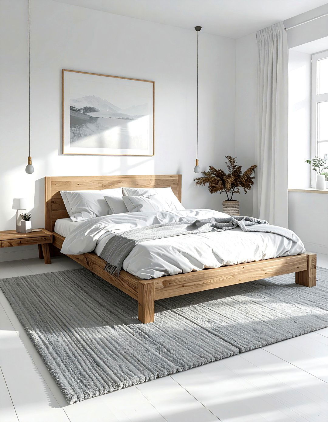 Scandi style bedroom - 30 new homeowner decor ideas