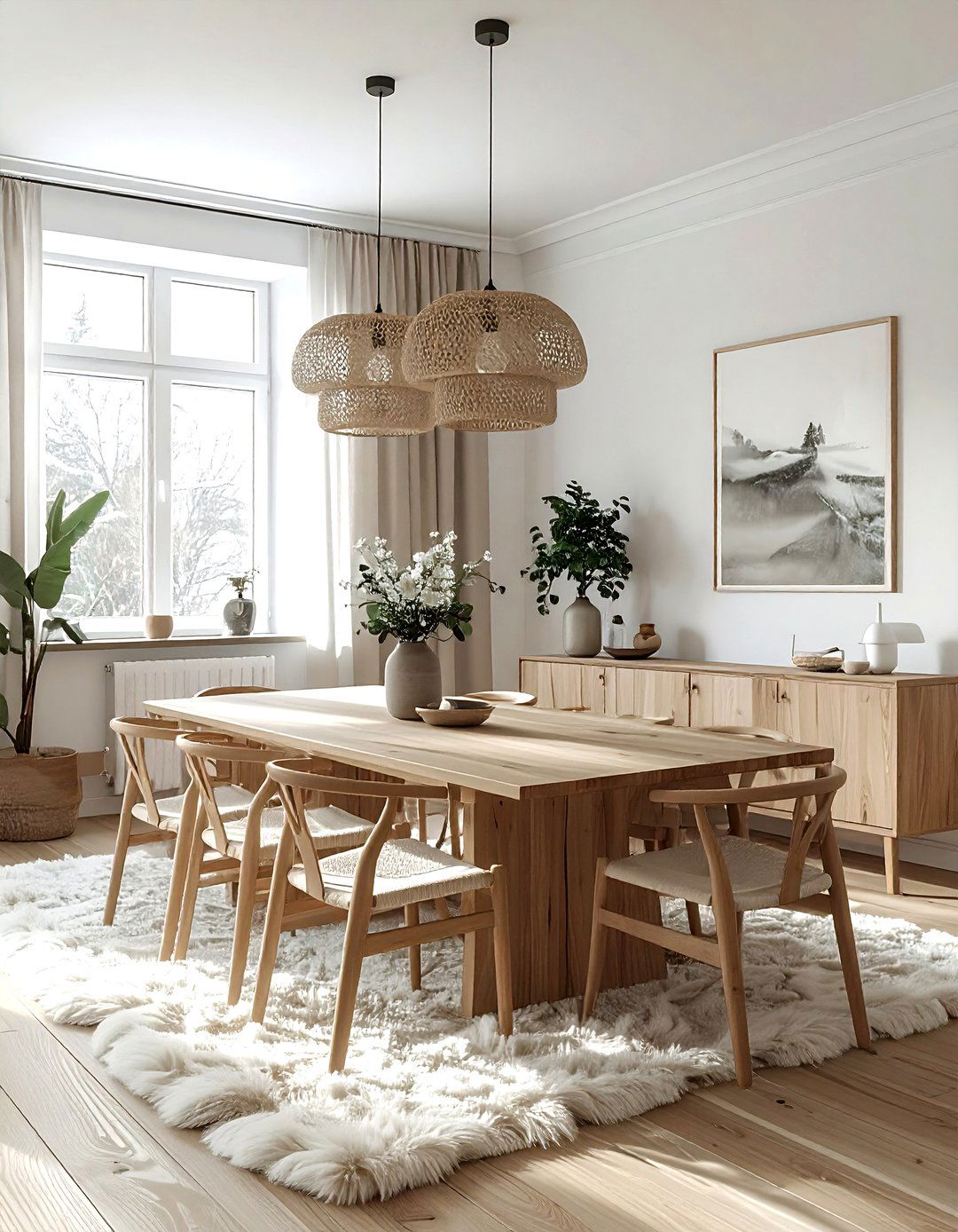 Scandi style dining room - 30 dining room enhancement ideas