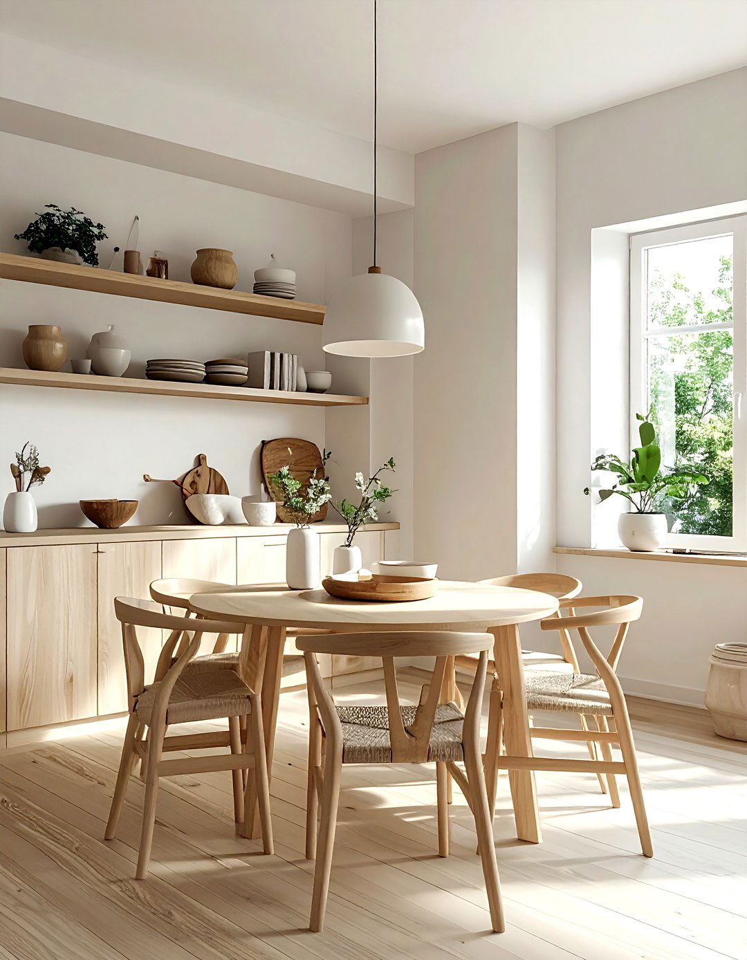 Scandi style dining room alcove - 30 dining room alcove storage ideas