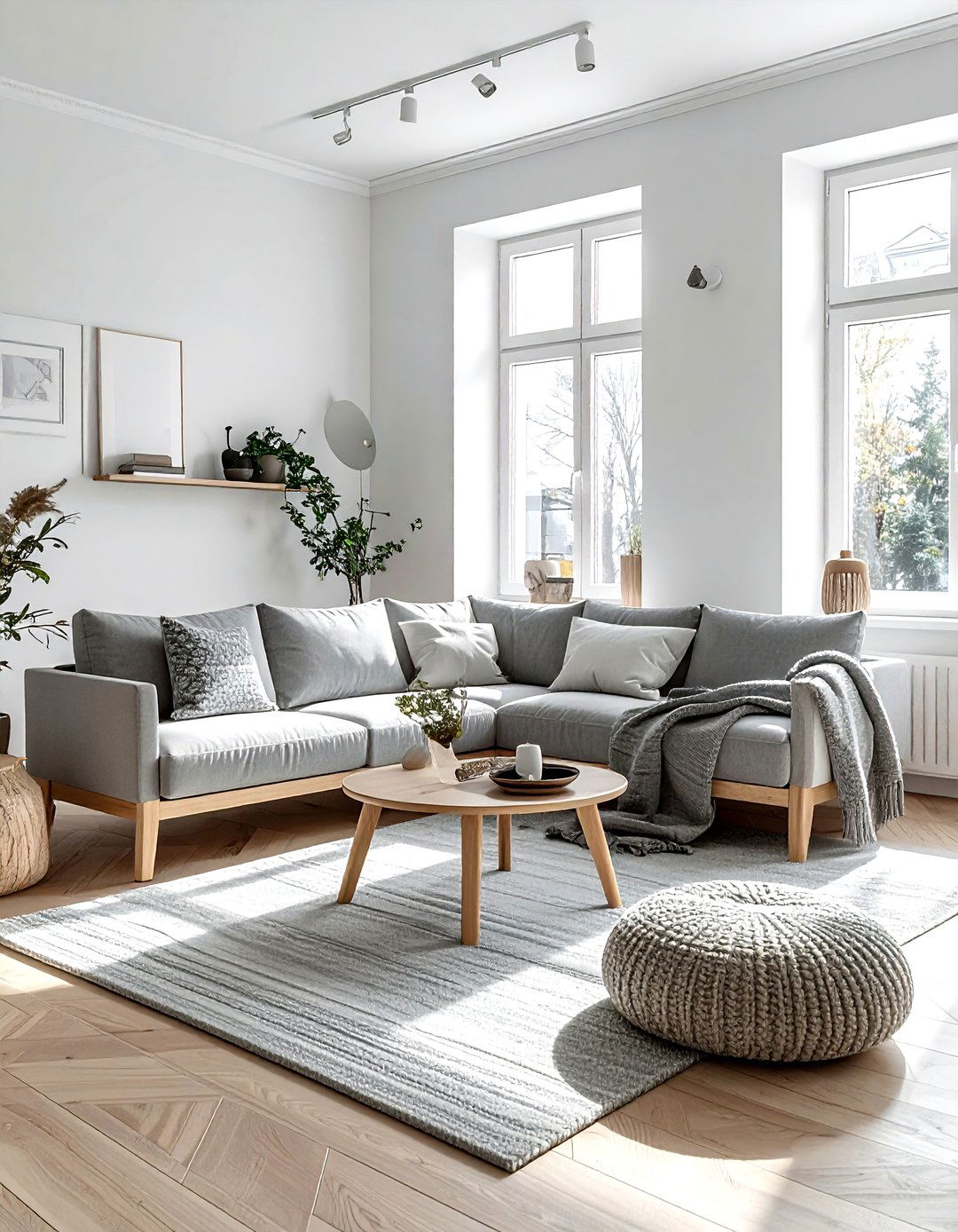 Scandi style lounge - 30 modern clean decor ideas