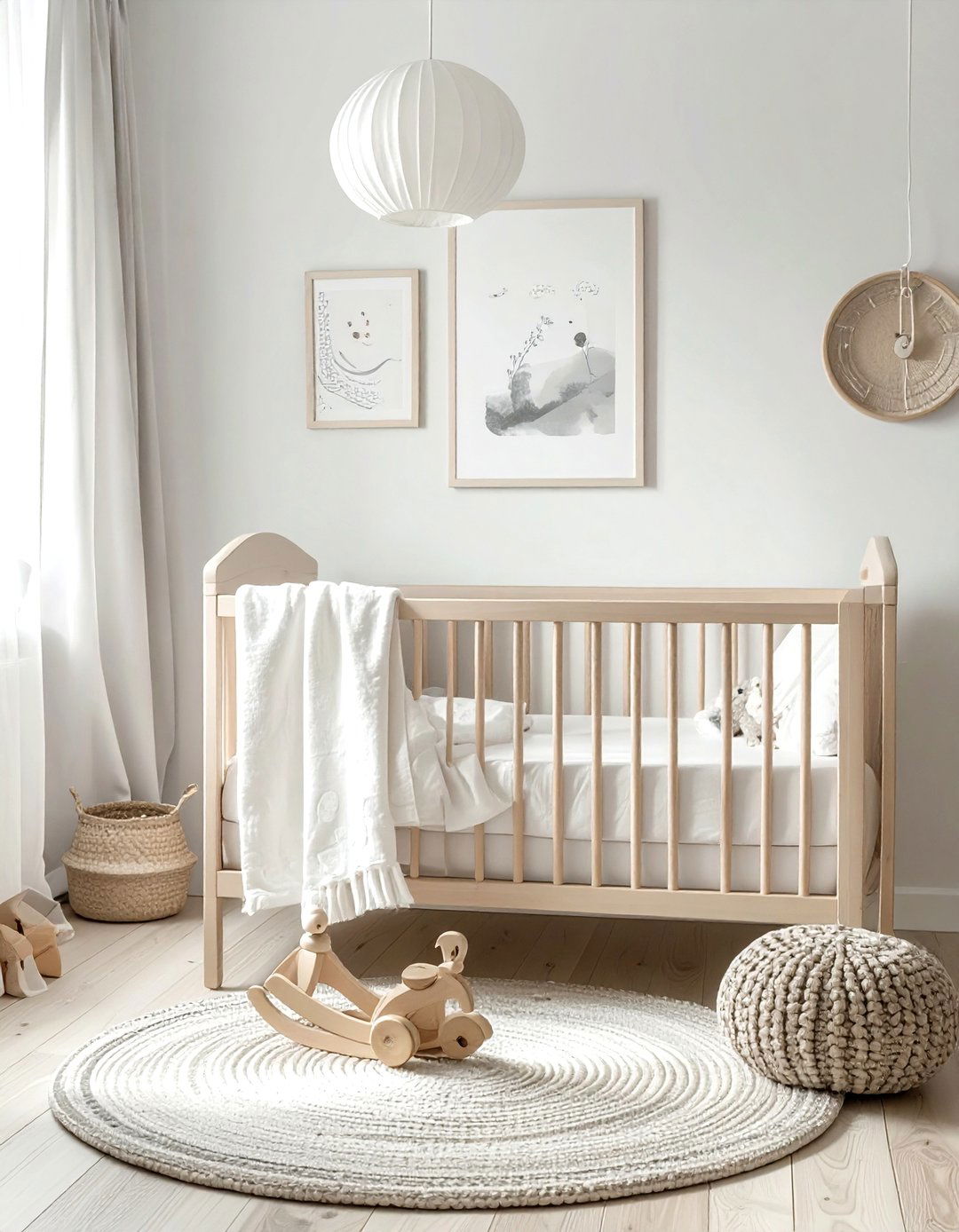 Scandi style nursery - 30 serene decor ideas