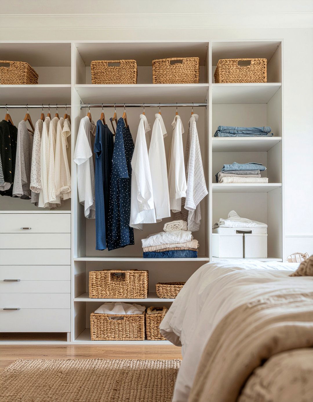 Scandi style reach in - 30 bedroom reach-in closet ideas