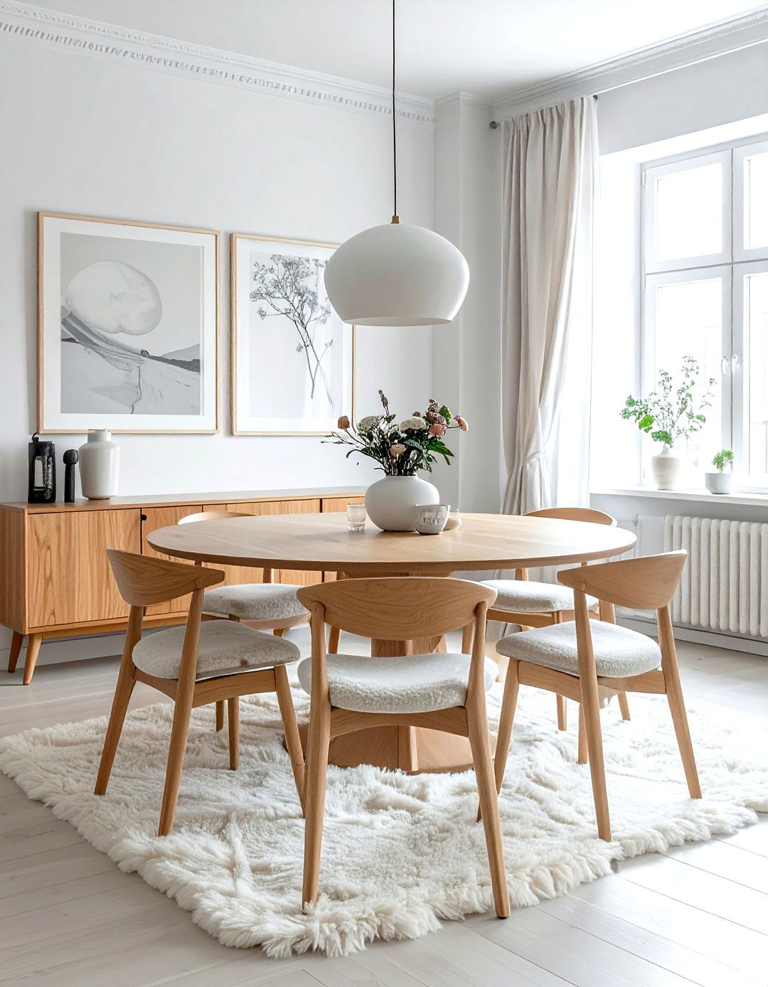 Scandi vintage dining room - 30 vintage dining room ideas