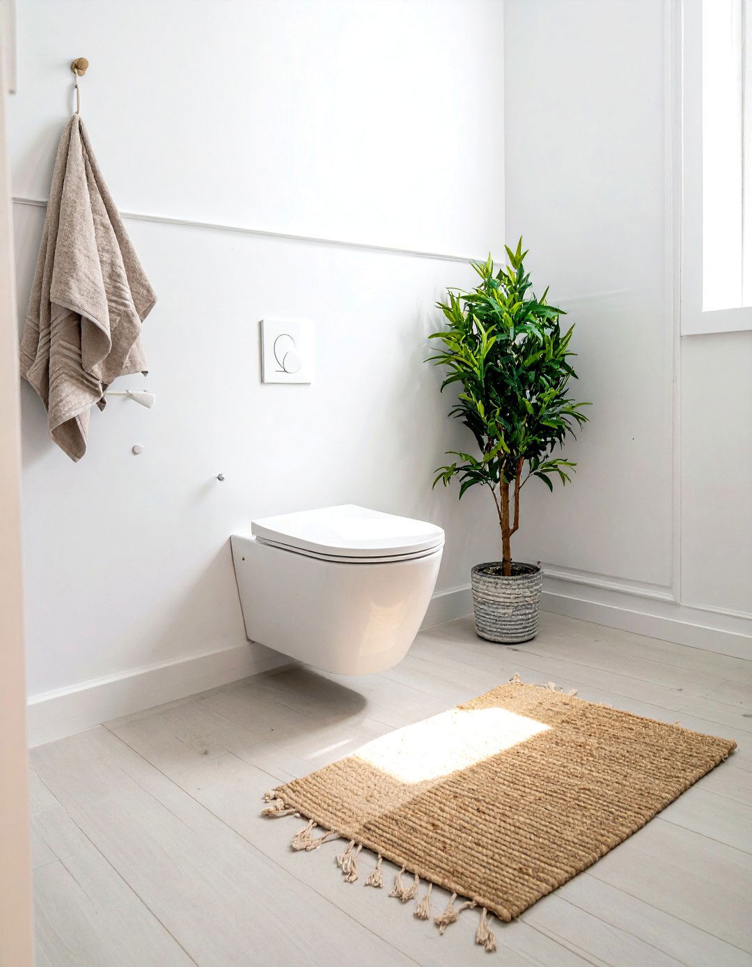 Scandinavian Bathroom - 30 wall-hung toilet ideas