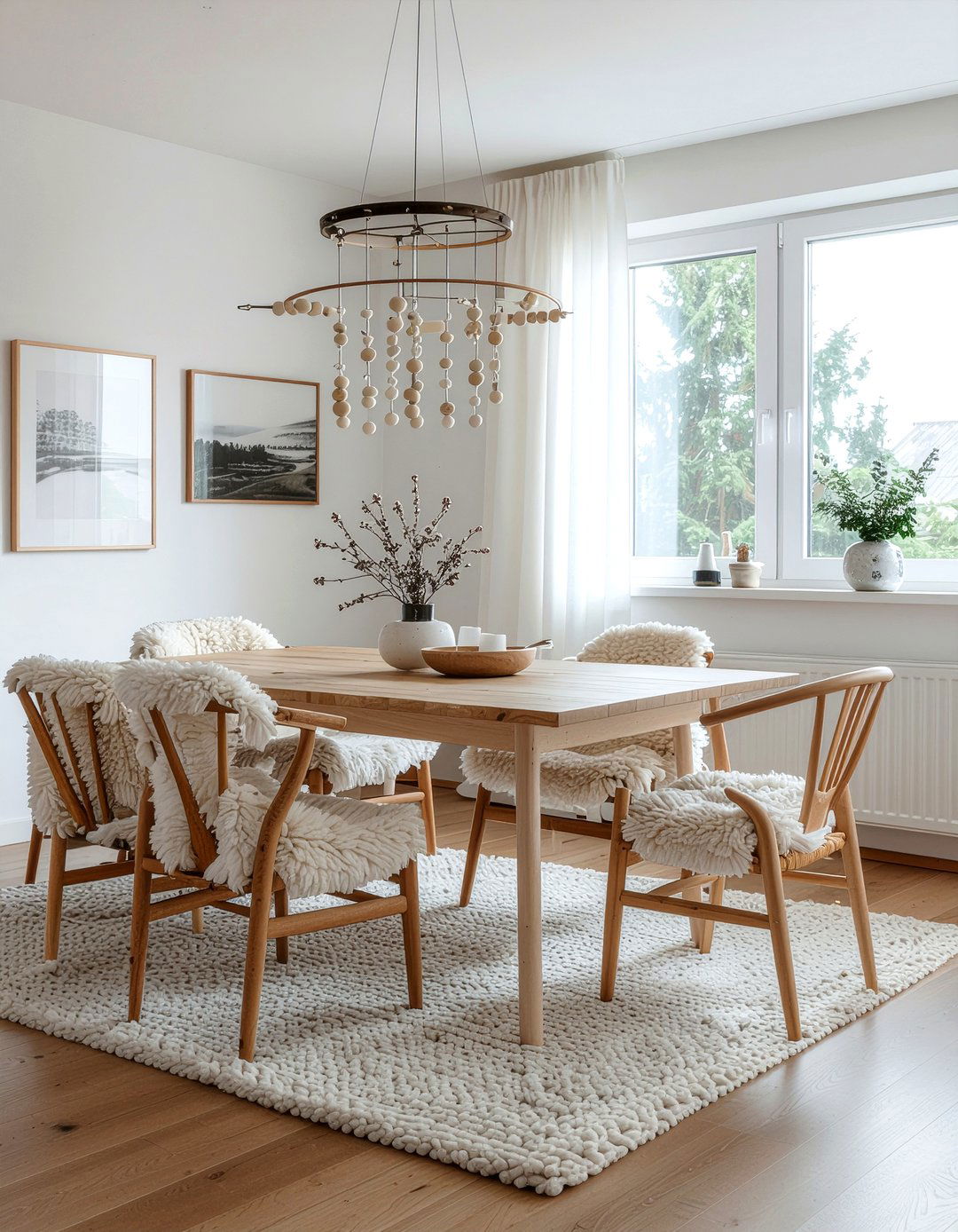 Scandinavian Beaded Chandelier - 30 beaded chandelier dining room ideas