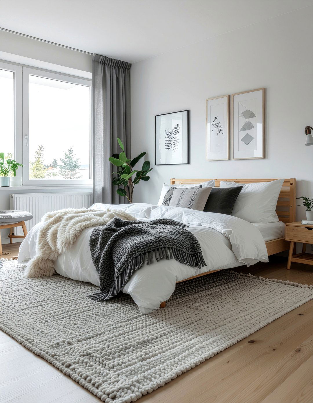 Scandinavian Bedroom - 30 bedroom decor ideas