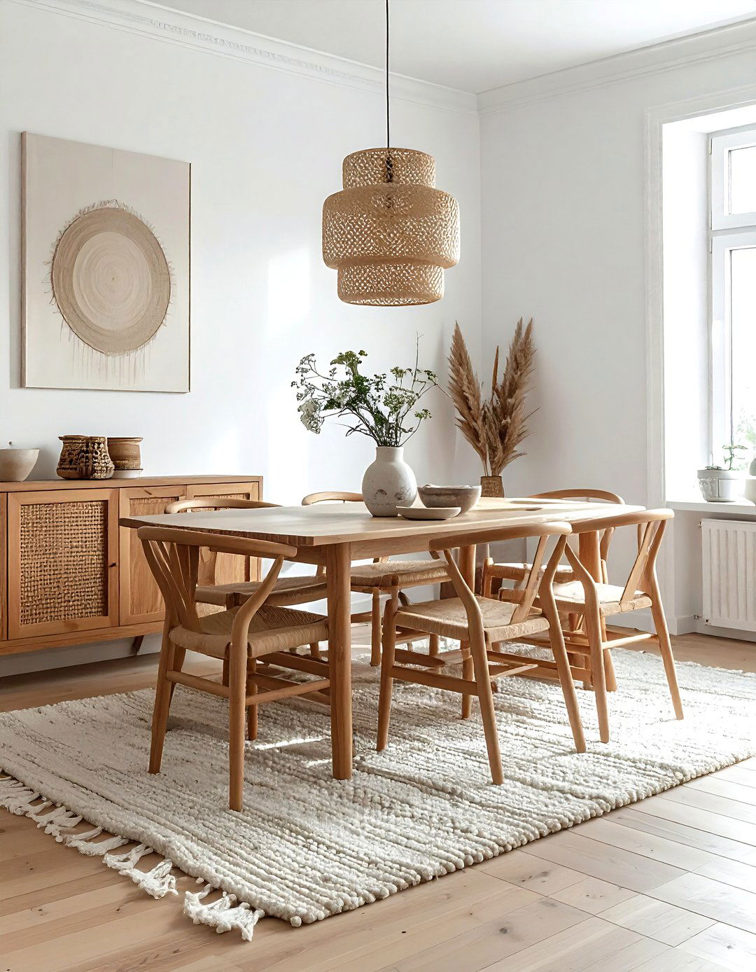 Scandinavian Boho Dining Room - 30 boho dining room ideas
