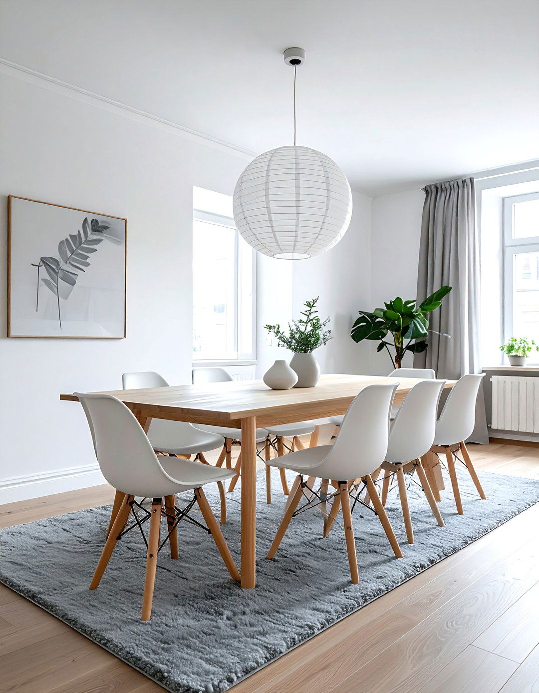 Scandinavian Dining Room - 30 rectangular dining room ideas