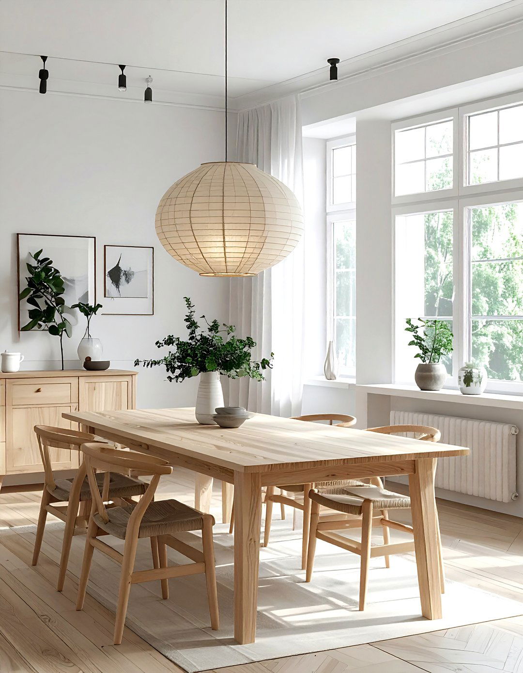 Scandinavian Dining Room - 30 dining room dimmer ideas