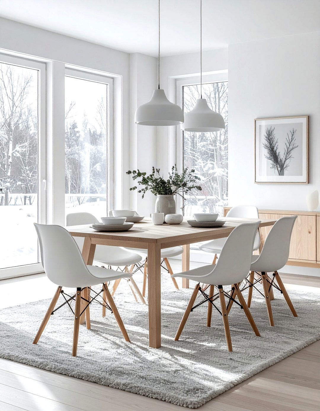 Scandinavian Dining Room - 30 attention-grabbing dining room ideas