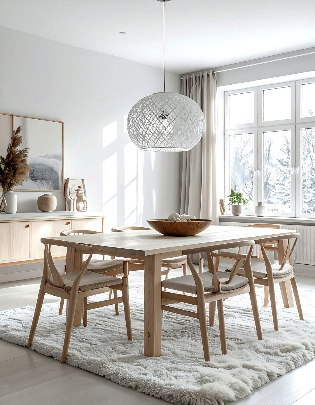 Scandinavian Dining Room - 30 lantern chandelier dining room ideas
