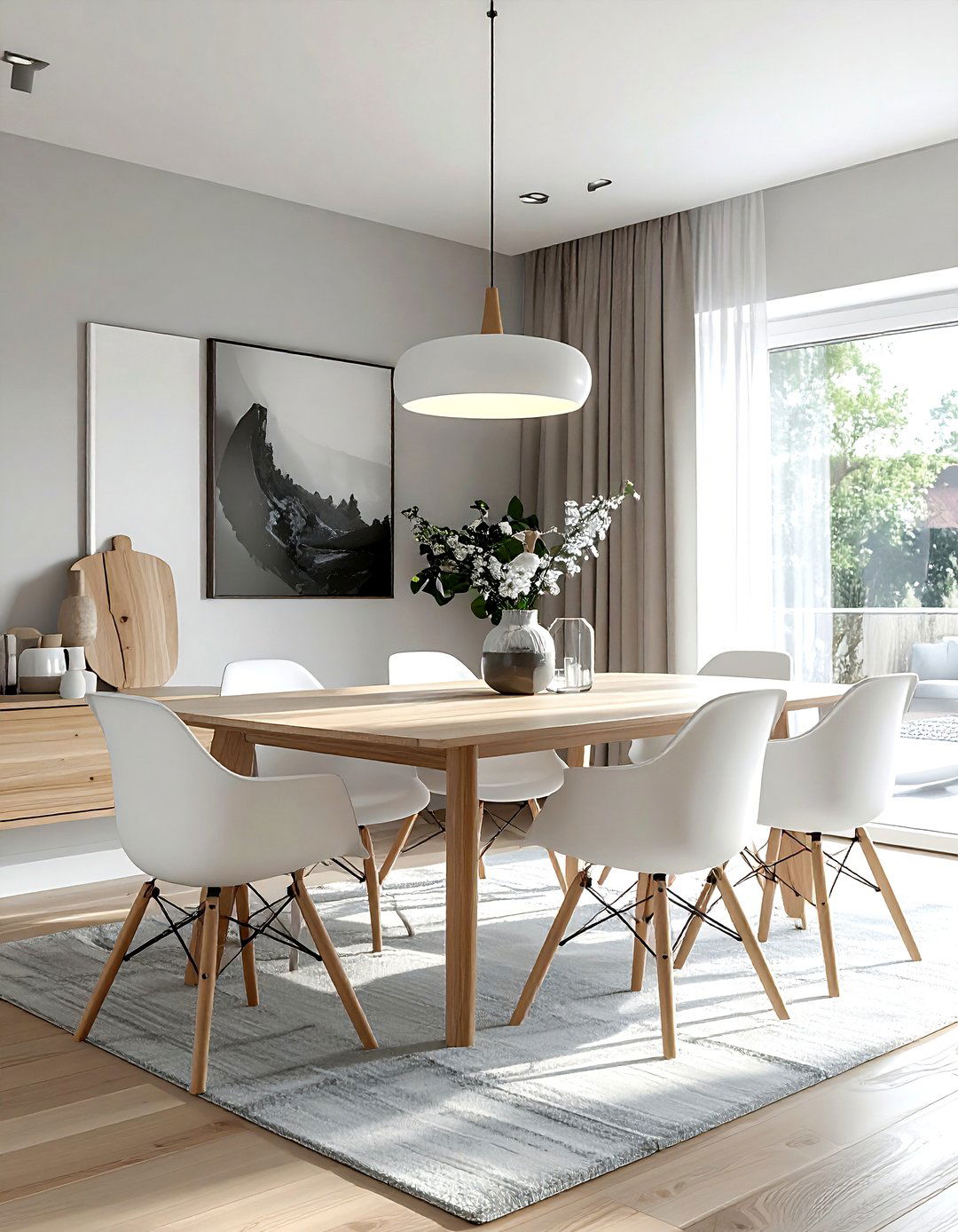Scandinavian Dining Room - 30 peaceful dining room ideas