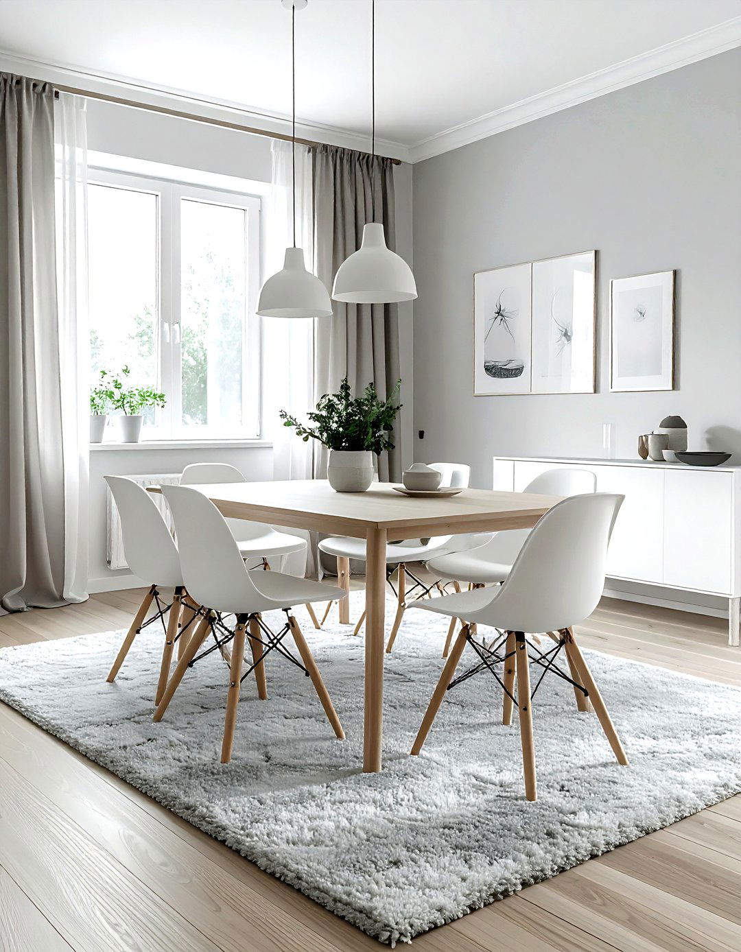 Scandinavian Dining Room Flow - 30 dining room floor plan ideas
