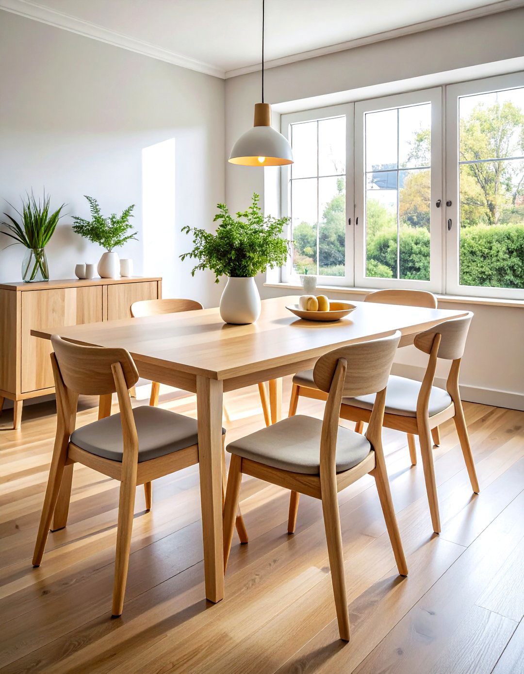Scandinavian Dining Table - 30 minimalist home decor ideas