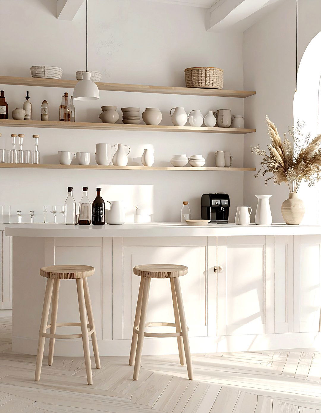 Scandinavian Dry Bar - 30 dining room dry bar ideas