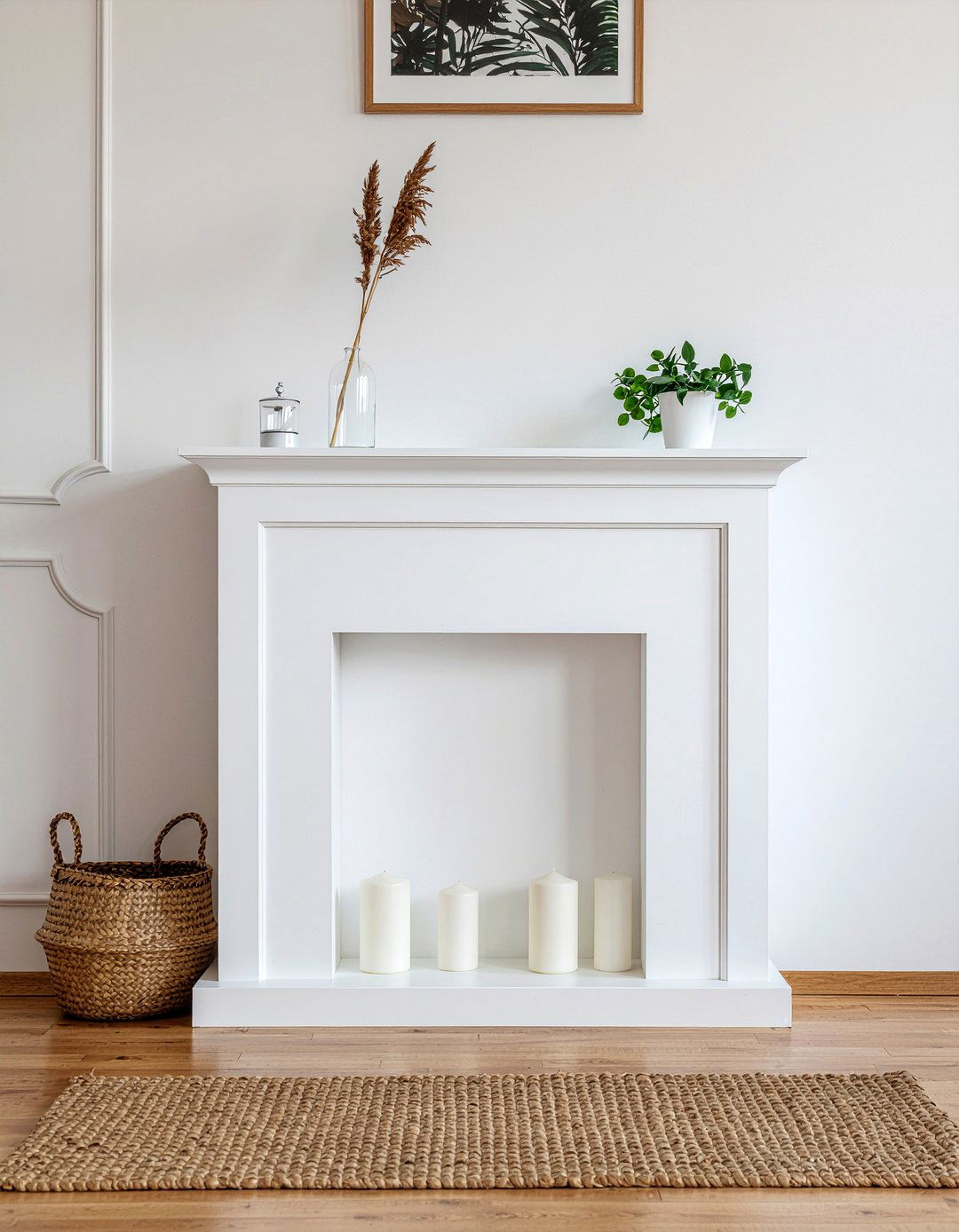 Scandinavian Fireplace Mantel - 30 bedroom fireplace mantels