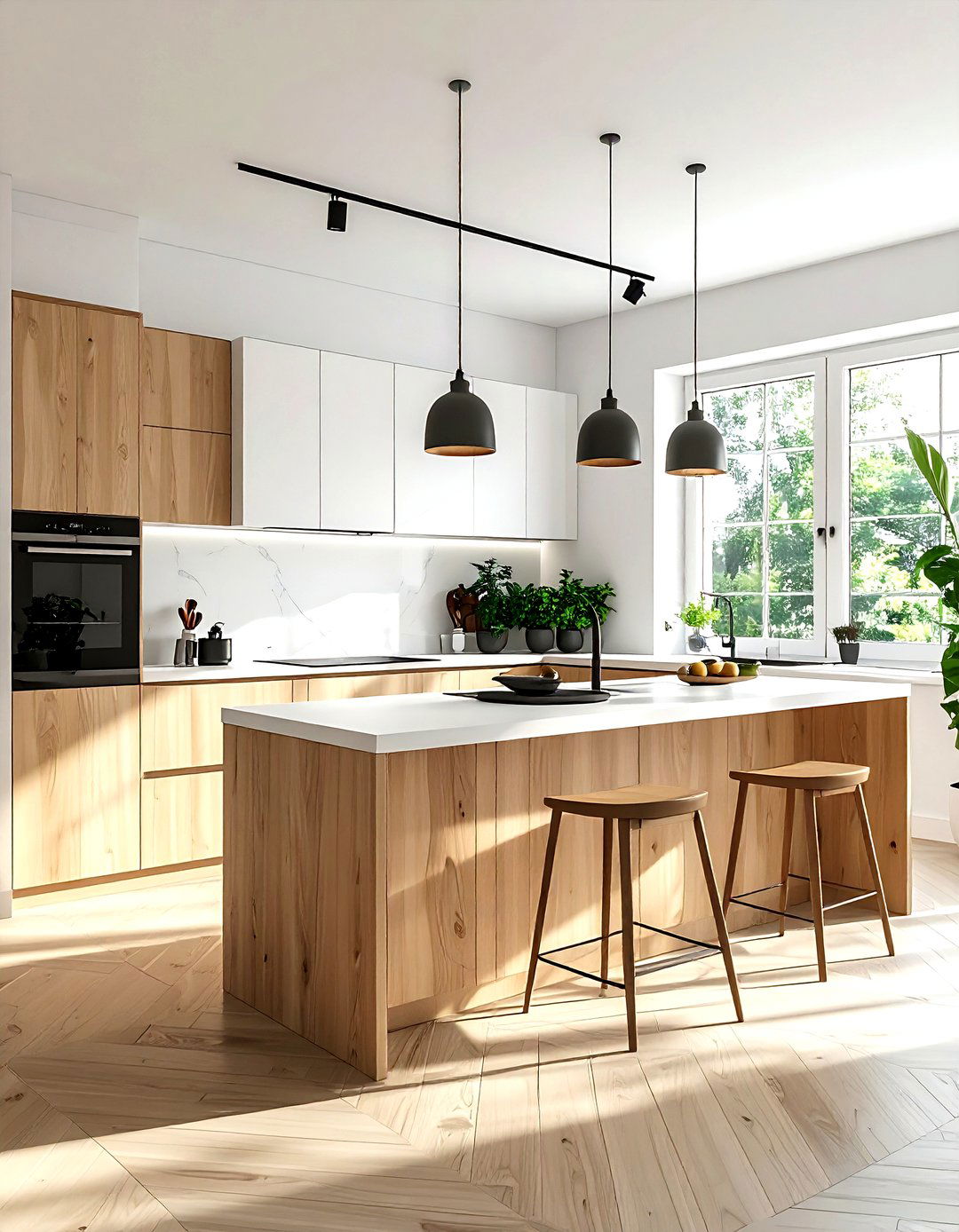 Scandinavian G shaped kitchen - 30 G-shaped kitchen ideas