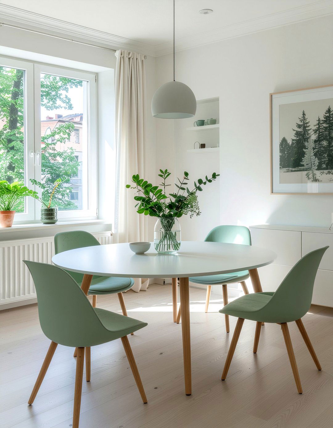 Scandinavian German fusion dining - 30 German dining room ideas