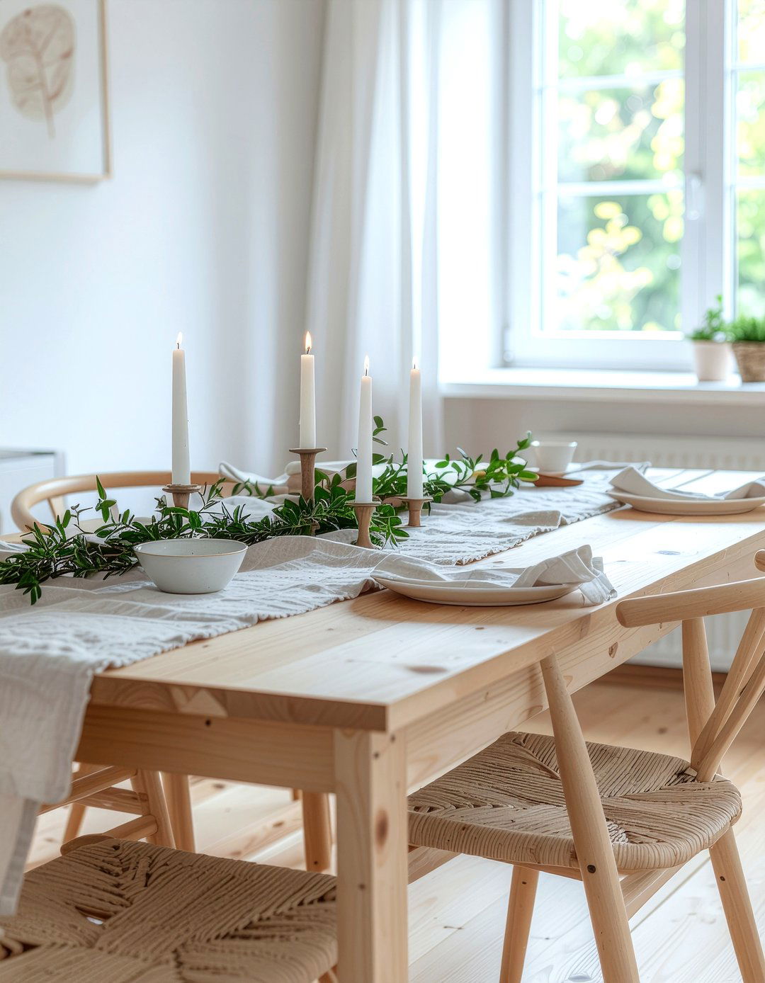 Scandinavian Hygge Candlelight Dining Room - 30 candlelit dining room ideas