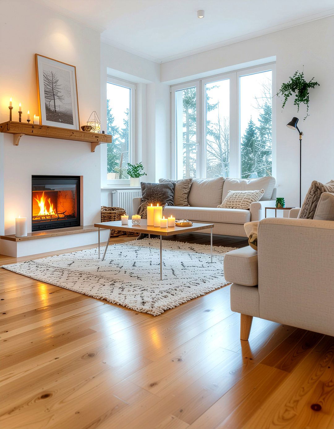 Scandinavian Hygge Living Room - 30 retreat living room ideas