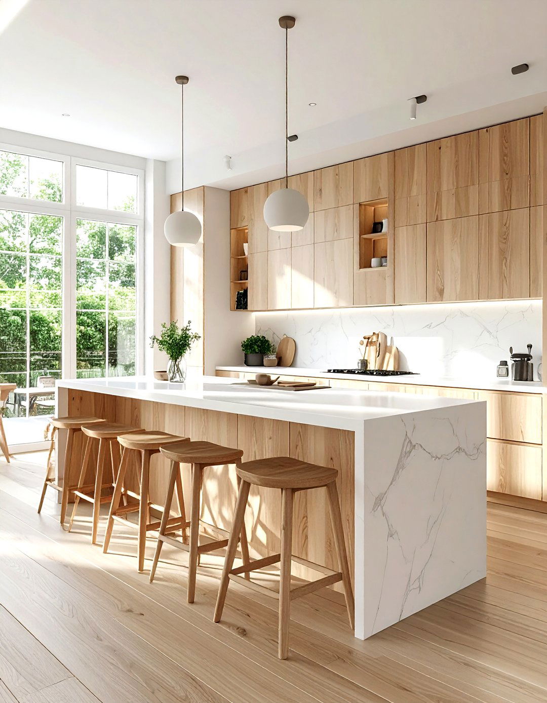 Scandinavian Kitchen Layout - 30 kitchen gut renovation ideas