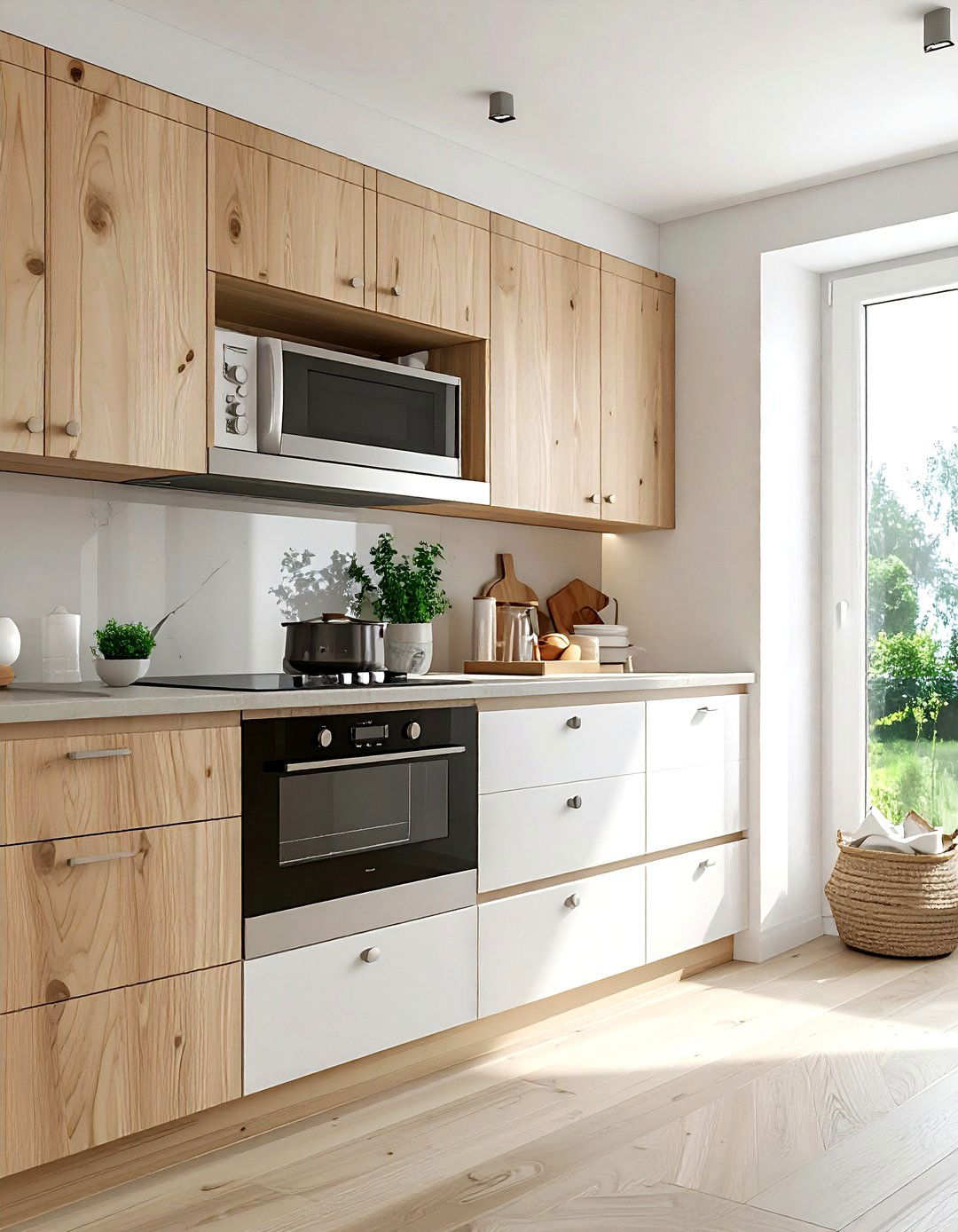 Scandinavian Kitchen Microwave Drawer - 30 drawer microwave kitchen ideas